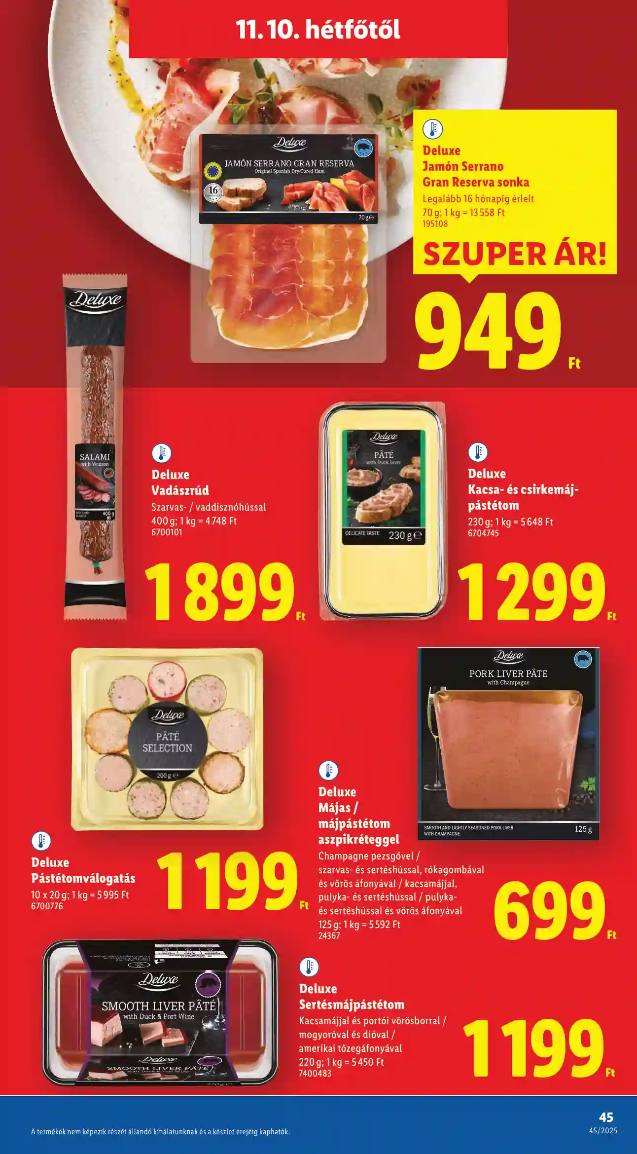 Lidl akciós újság 45. hét (Érvényes 11.06-tól) (40 oldal)