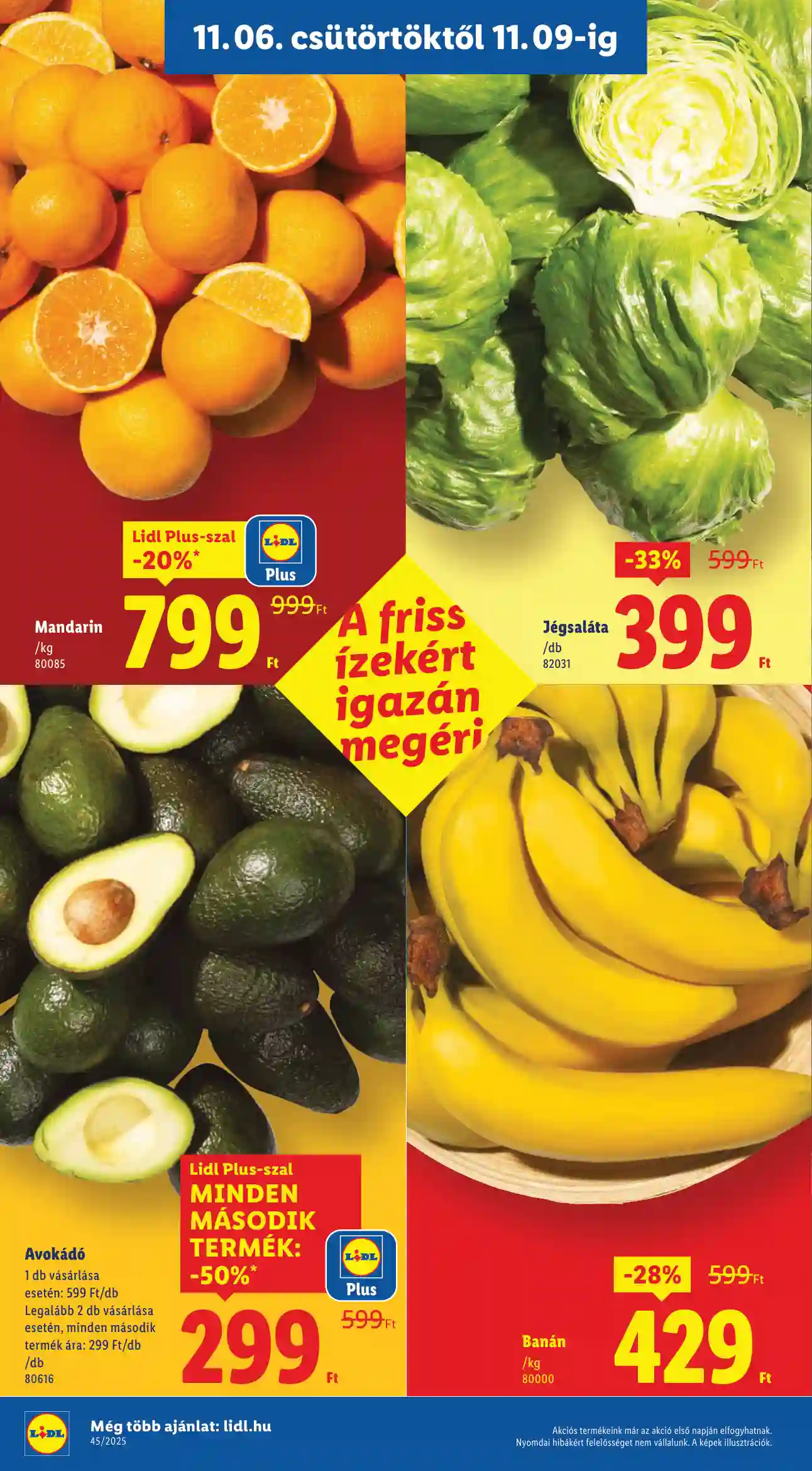 Lidl akciós újság 45. hét (Érvényes 11.06-tól) (2 oldal)