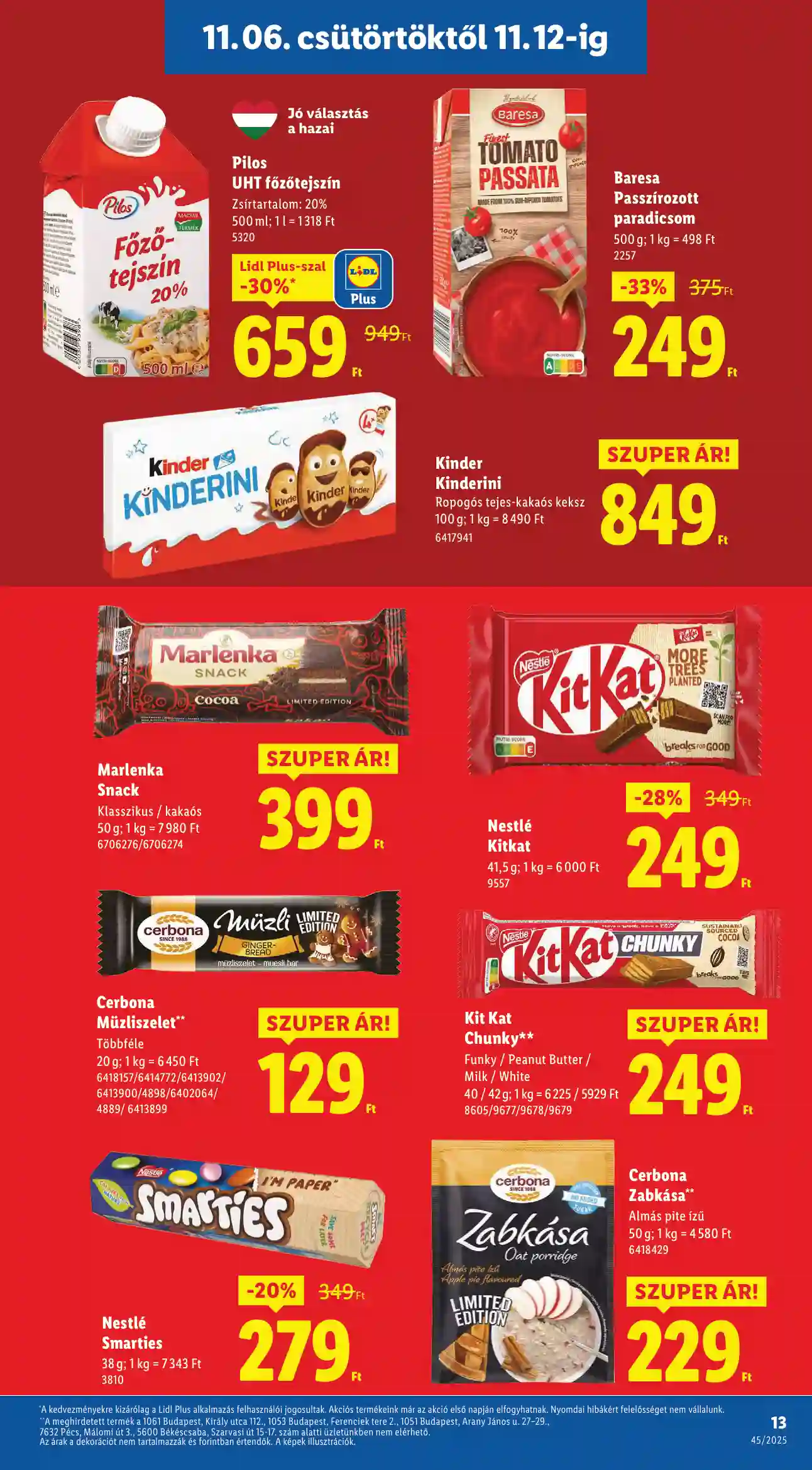 Lidl akciós újság 45. hét (Érvényes 11.06-tól) (5 oldal)