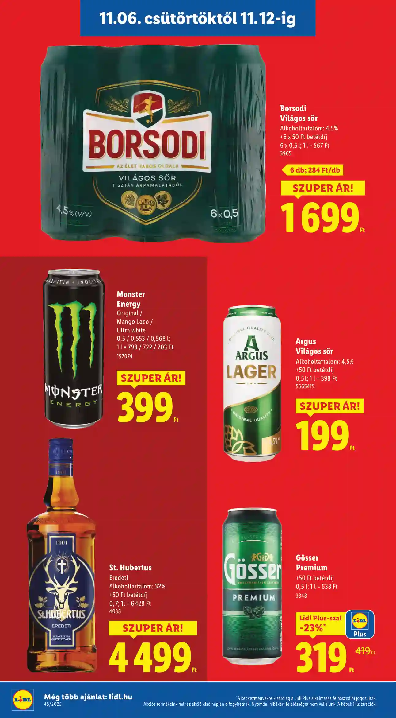 Lidl akciós újság 45. hét (Érvényes 11.06-tól) (8 oldal)