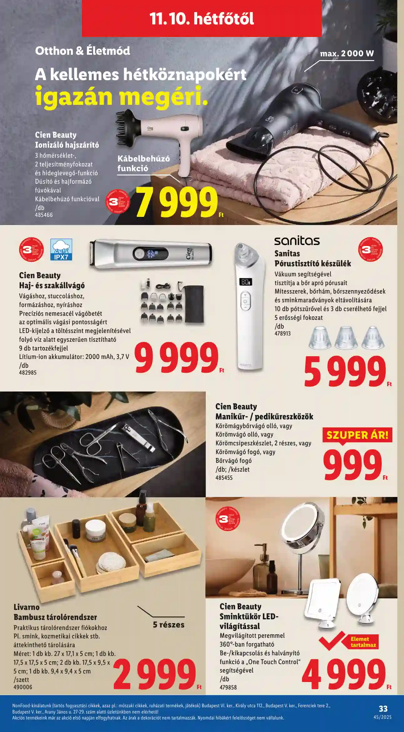 Lidl akciós újság 45. hét (Érvényes 11.06-tól) (27 oldal)