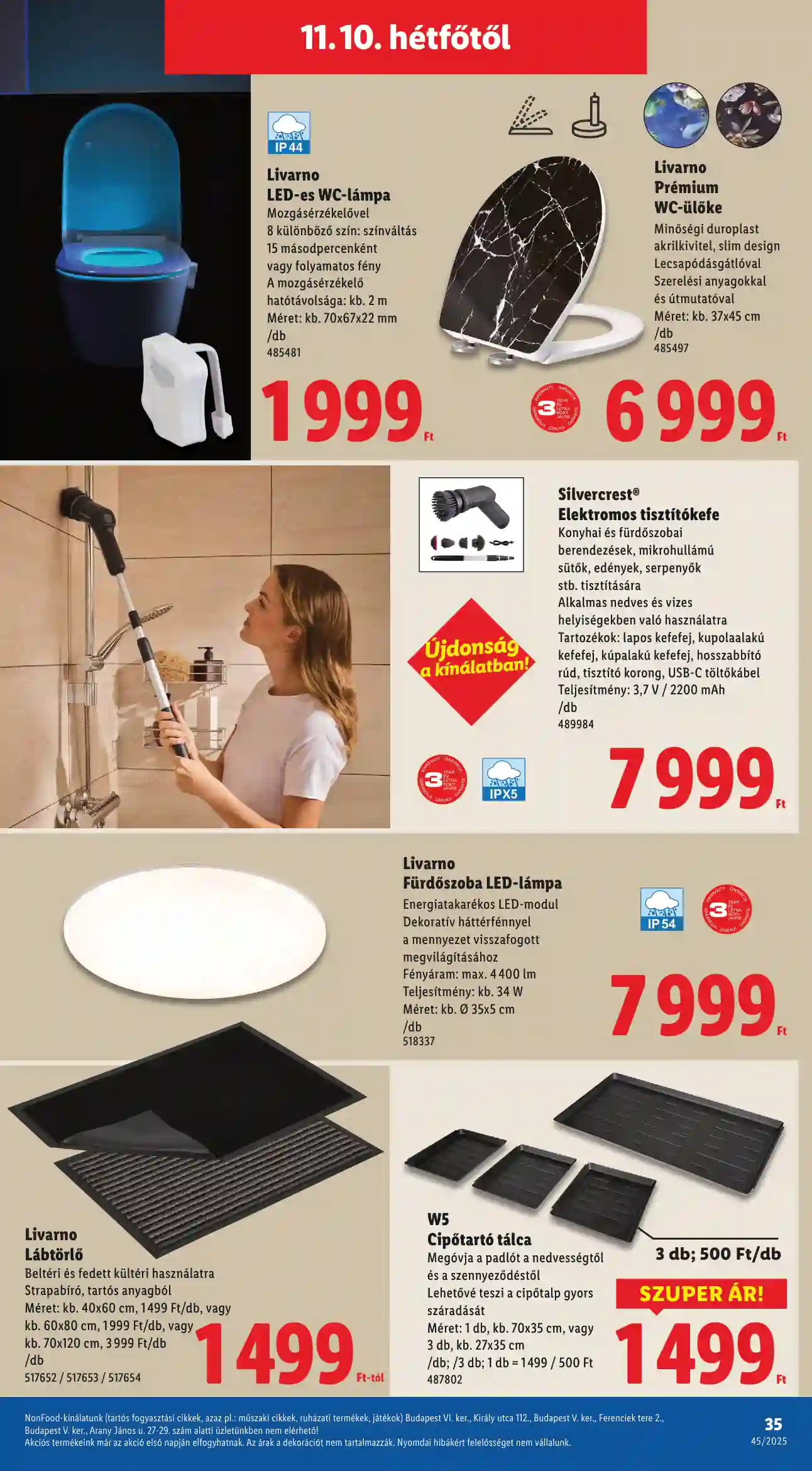 Lidl akciós újság 45. hét (Érvényes 11.06-tól) (29 oldal)