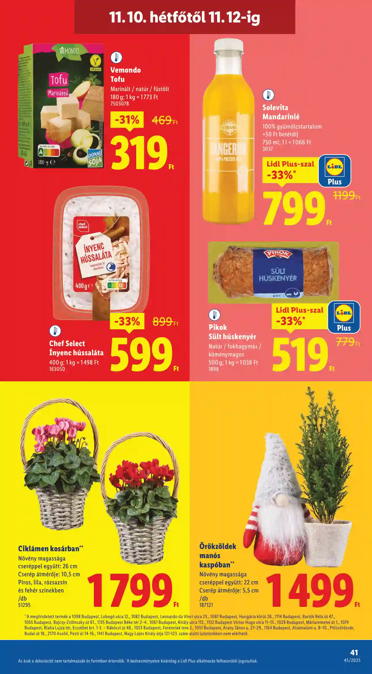 Lidl akciós újság 45. hét (Érvényes 11.06-tól) (36 oldal)