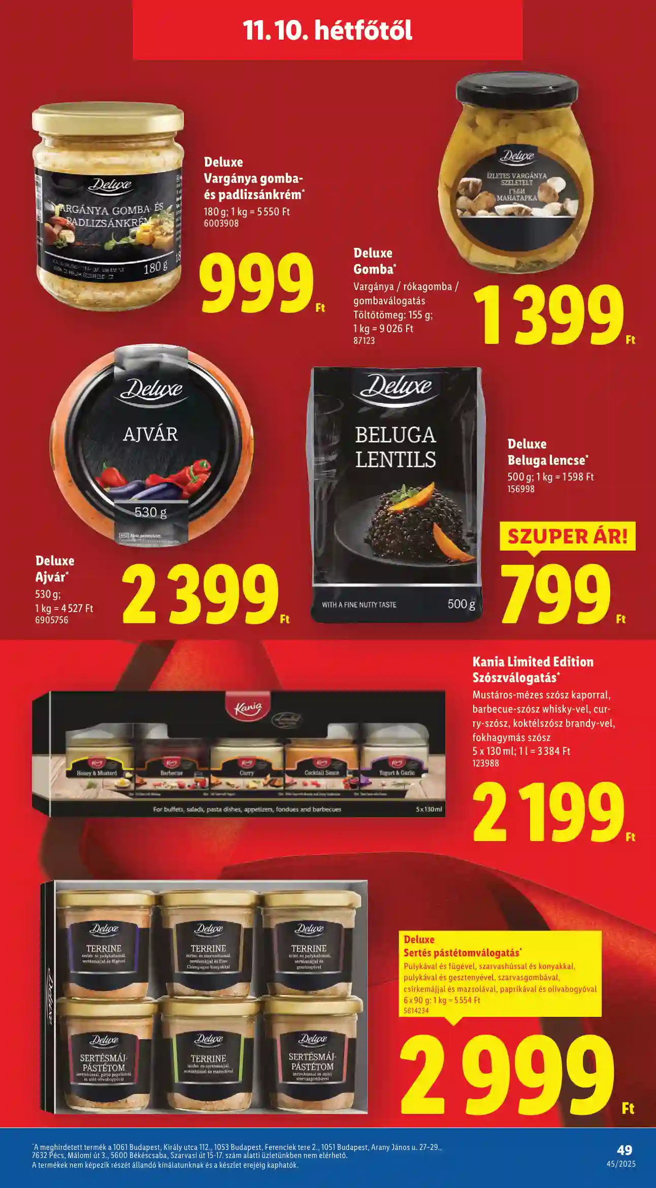 Lidl akciós újság 45. hét (Érvényes 11.06-tól) (44 oldal)