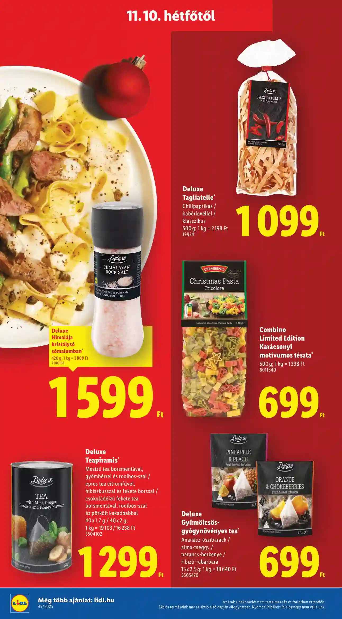 Lidl akciós újság 45. hét (Érvényes 11.06-tól) (45 oldal)