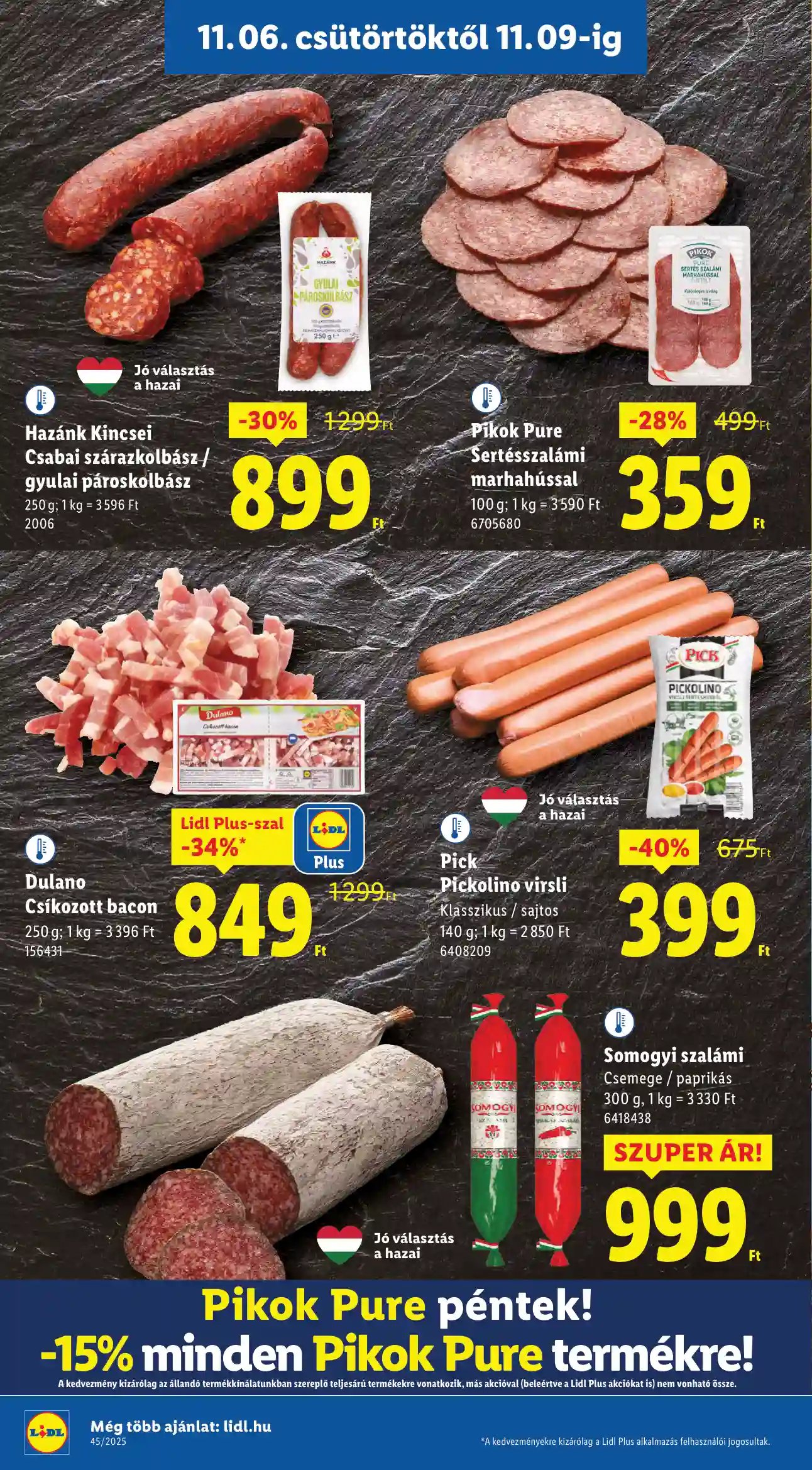 Lidl akciós újság 45. hét (Érvényes 11.06-tól) (50 oldal)