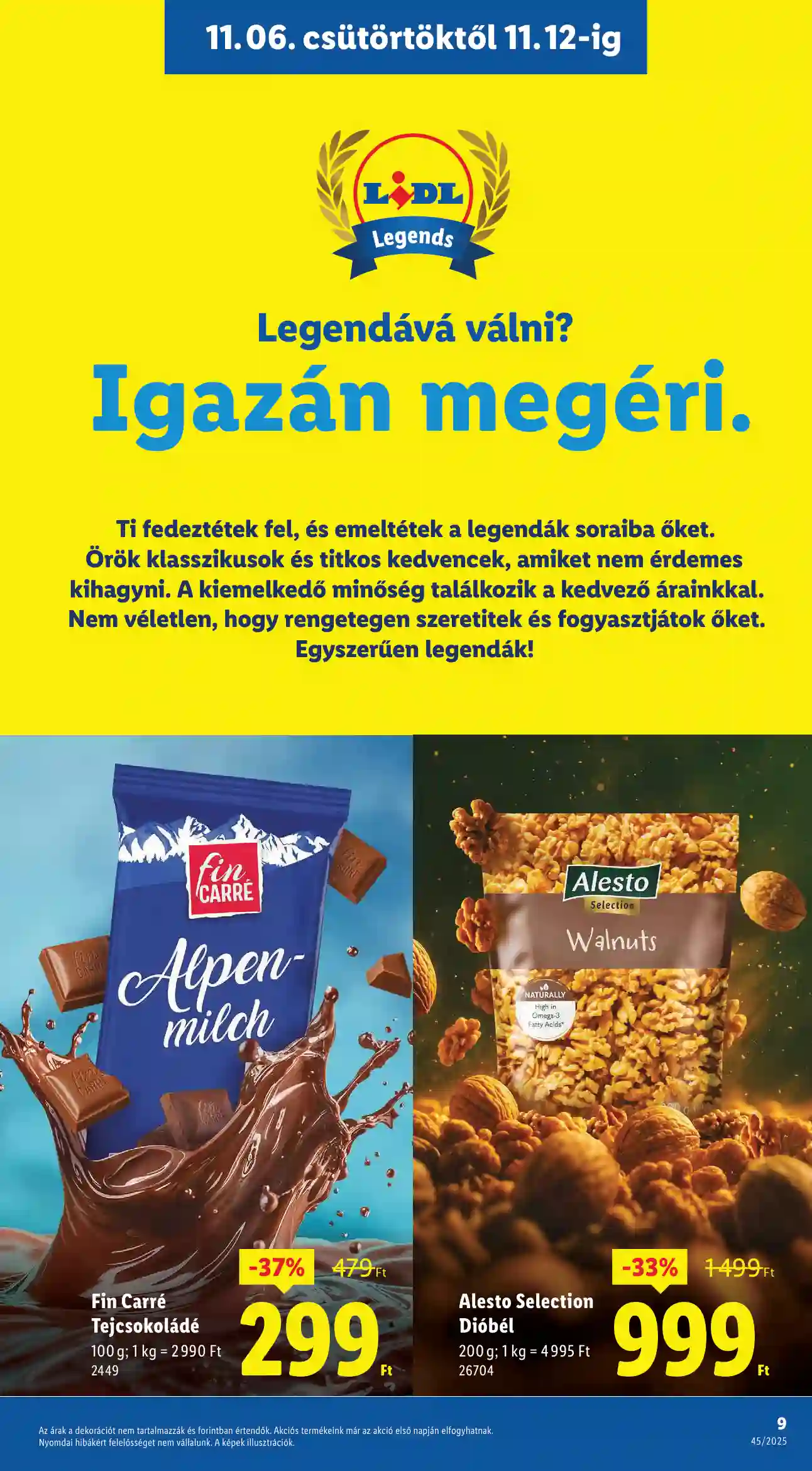 Lidl akciós újság 45. hét (Érvényes 11.06-tól) (51 oldal)