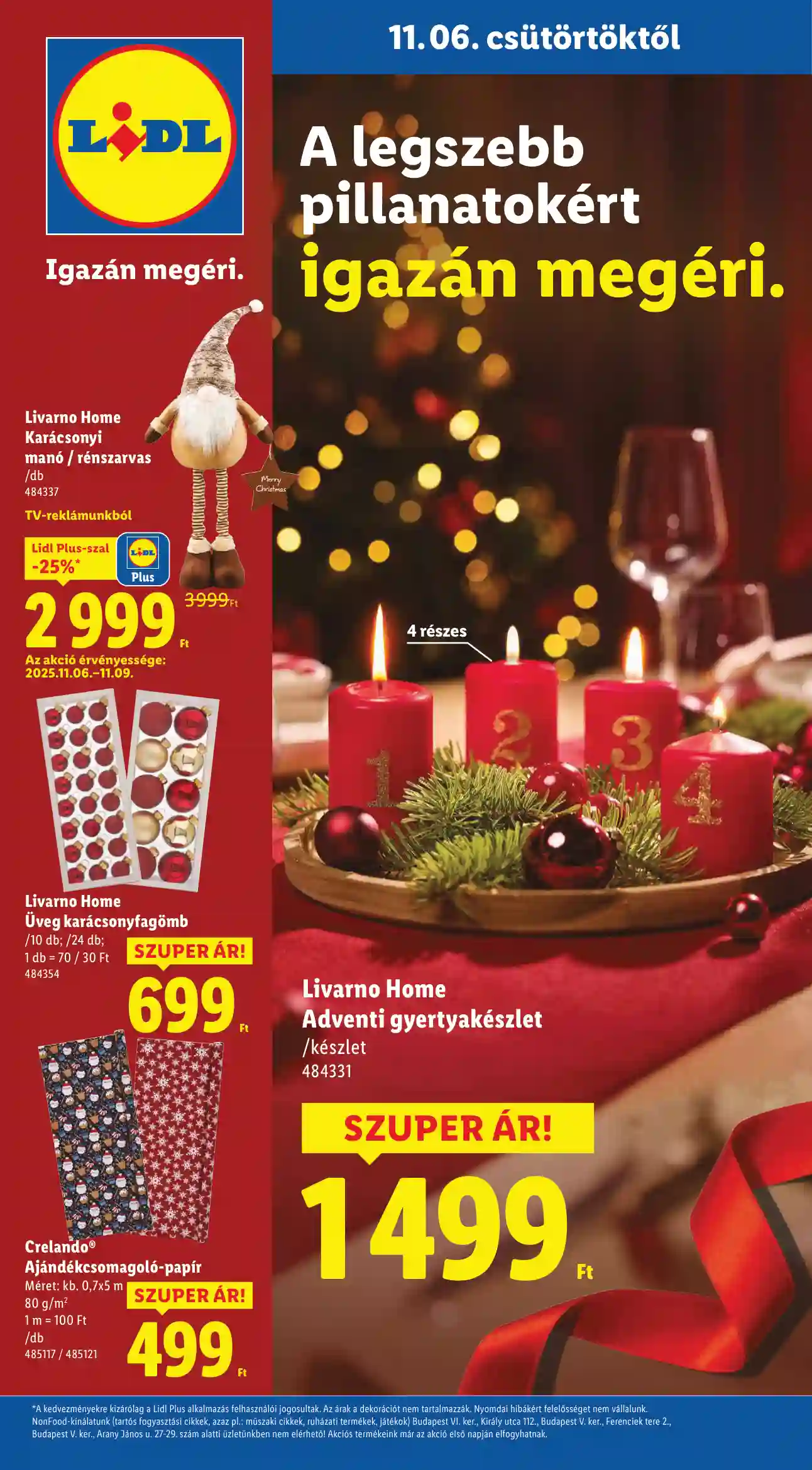 LIDL Érvényes 11.06-tól 45.hét