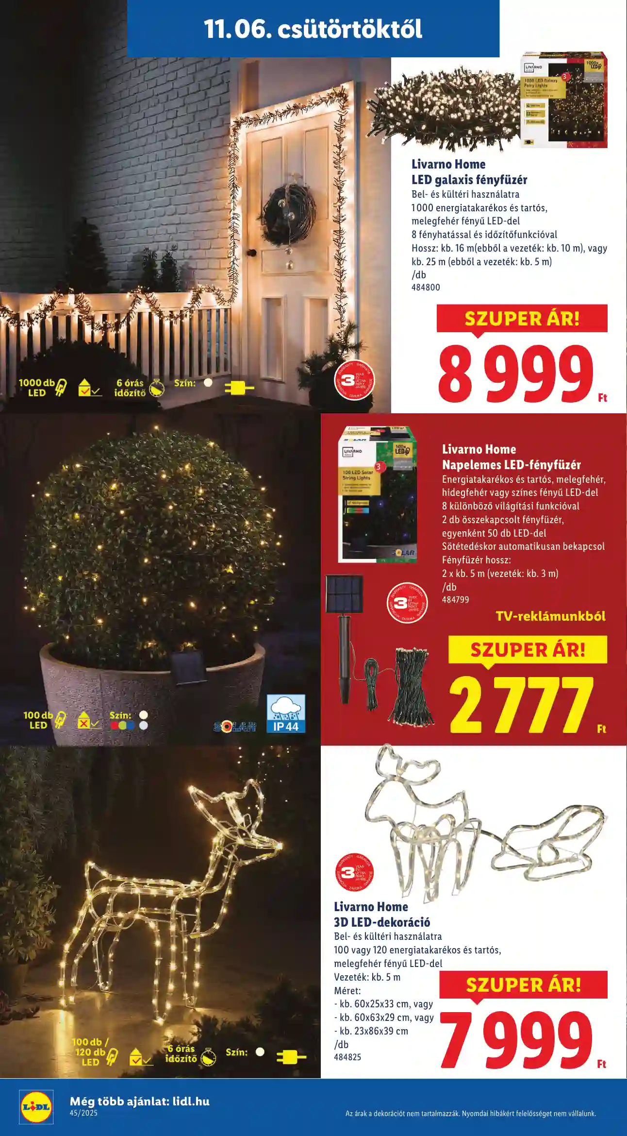 Lidl akciós újság 45. hét (Érvényes 11.06-tól) (2 oldal)