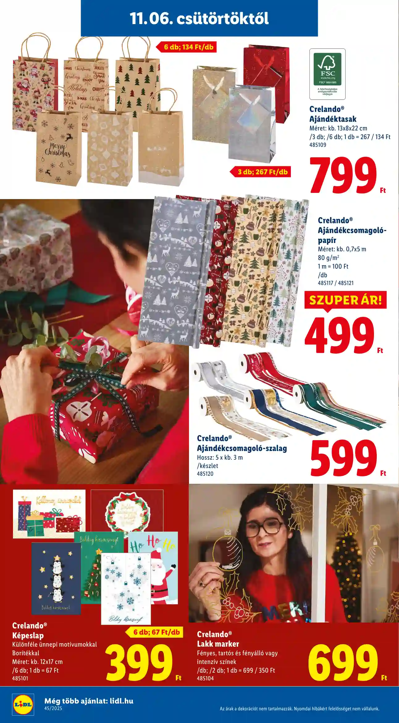 Lidl akciós újság 45. hét (Érvényes 11.06-tól) (4 oldal)