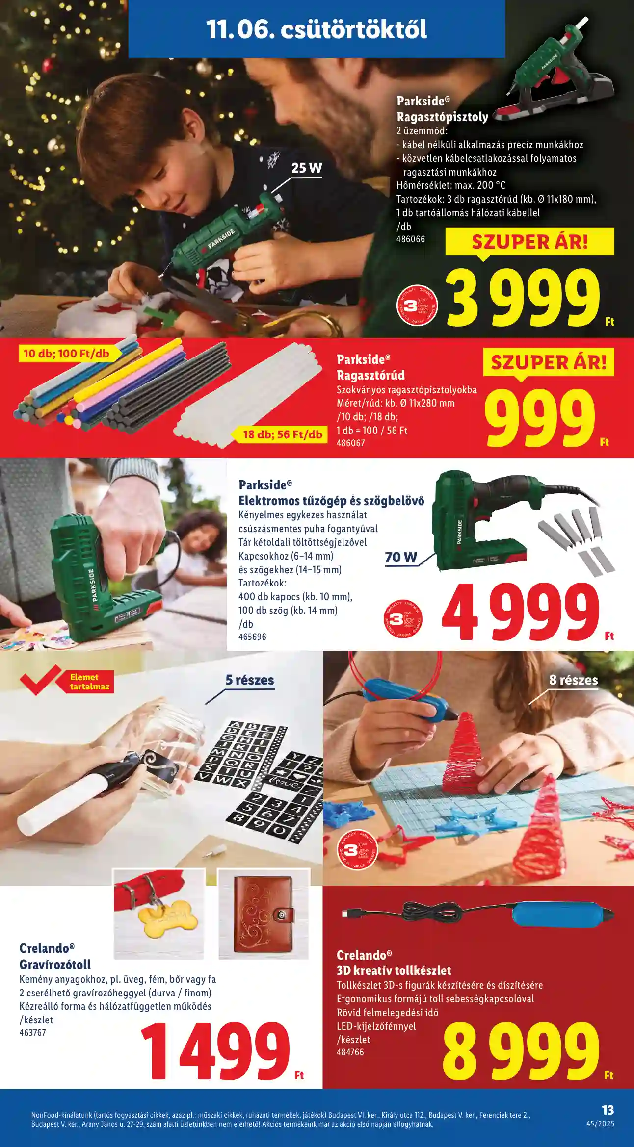 Lidl akciós újság 45. hét (Érvényes 11.06-tól) (5 oldal)