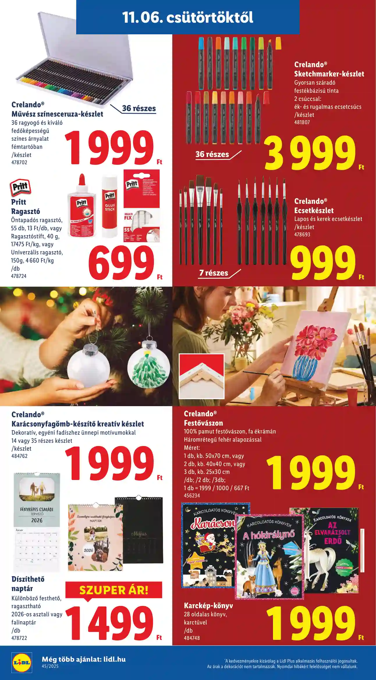 Lidl akciós újság 45. hét (Érvényes 11.06-tól) (6 oldal)