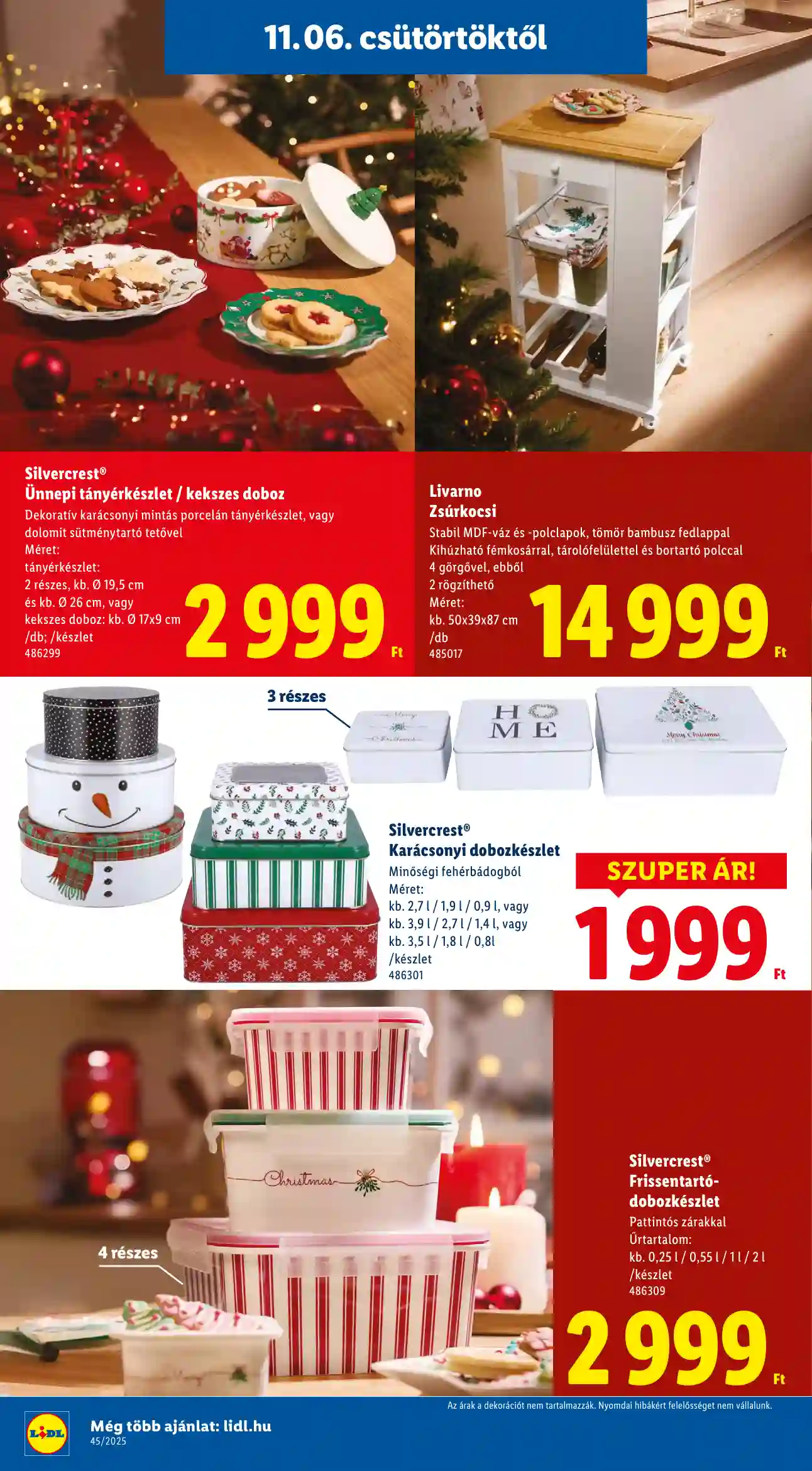 Lidl akciós újság 45. hét (Érvényes 11.06-tól) (10 oldal)