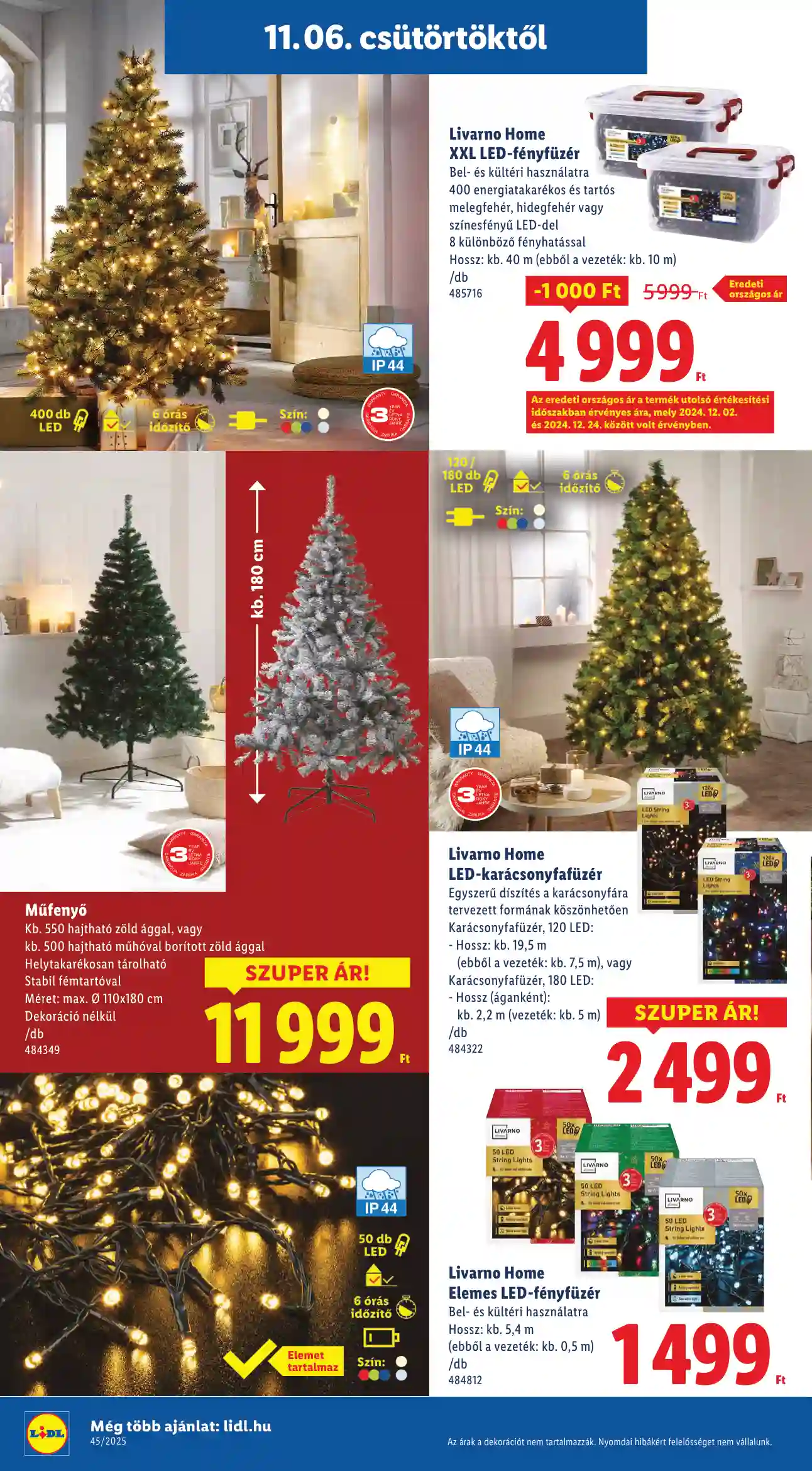 Lidl akciós újság 45. hét (Érvényes 11.06-tól) (16 oldal)