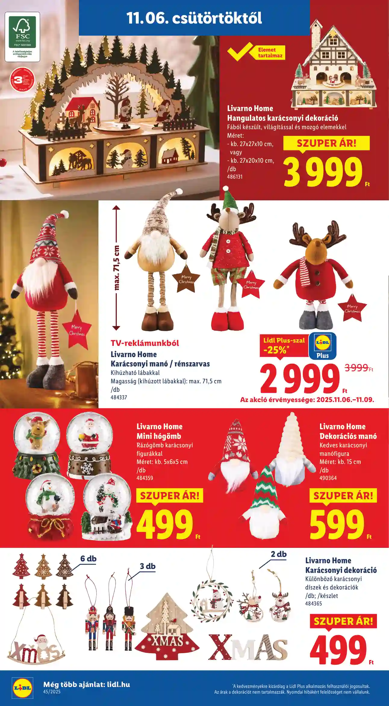 Lidl akciós újság 45. hét (Érvényes 11.06-tól) (18 oldal)