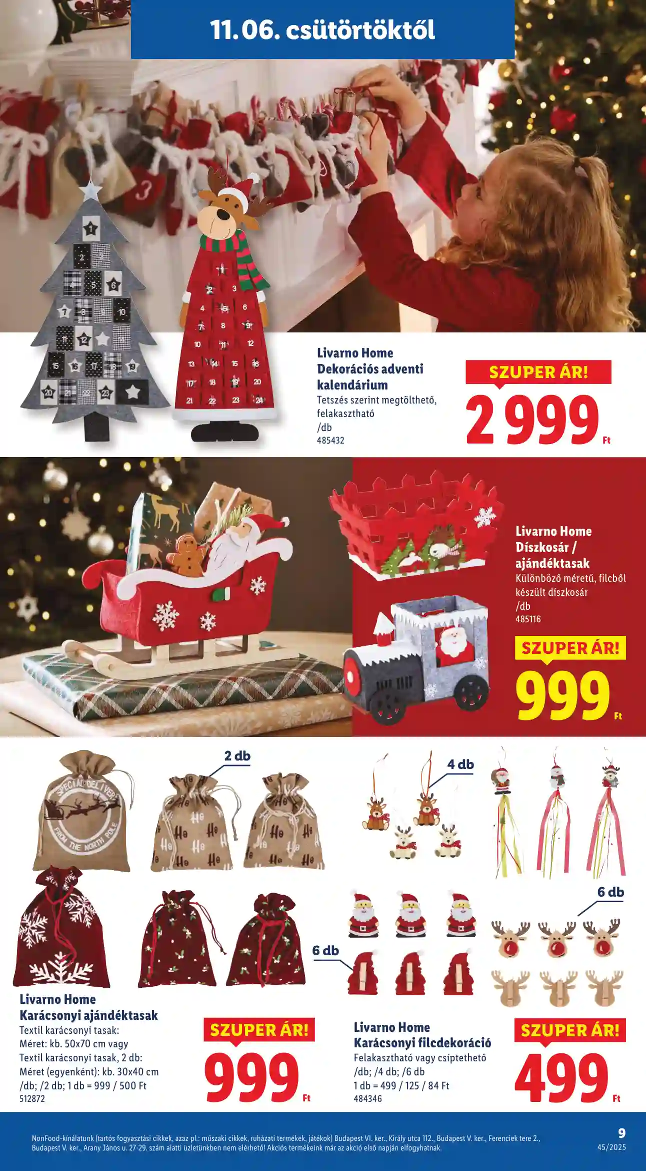 Lidl akciós újság 45. hét (Érvényes 11.06-tól) (19 oldal)