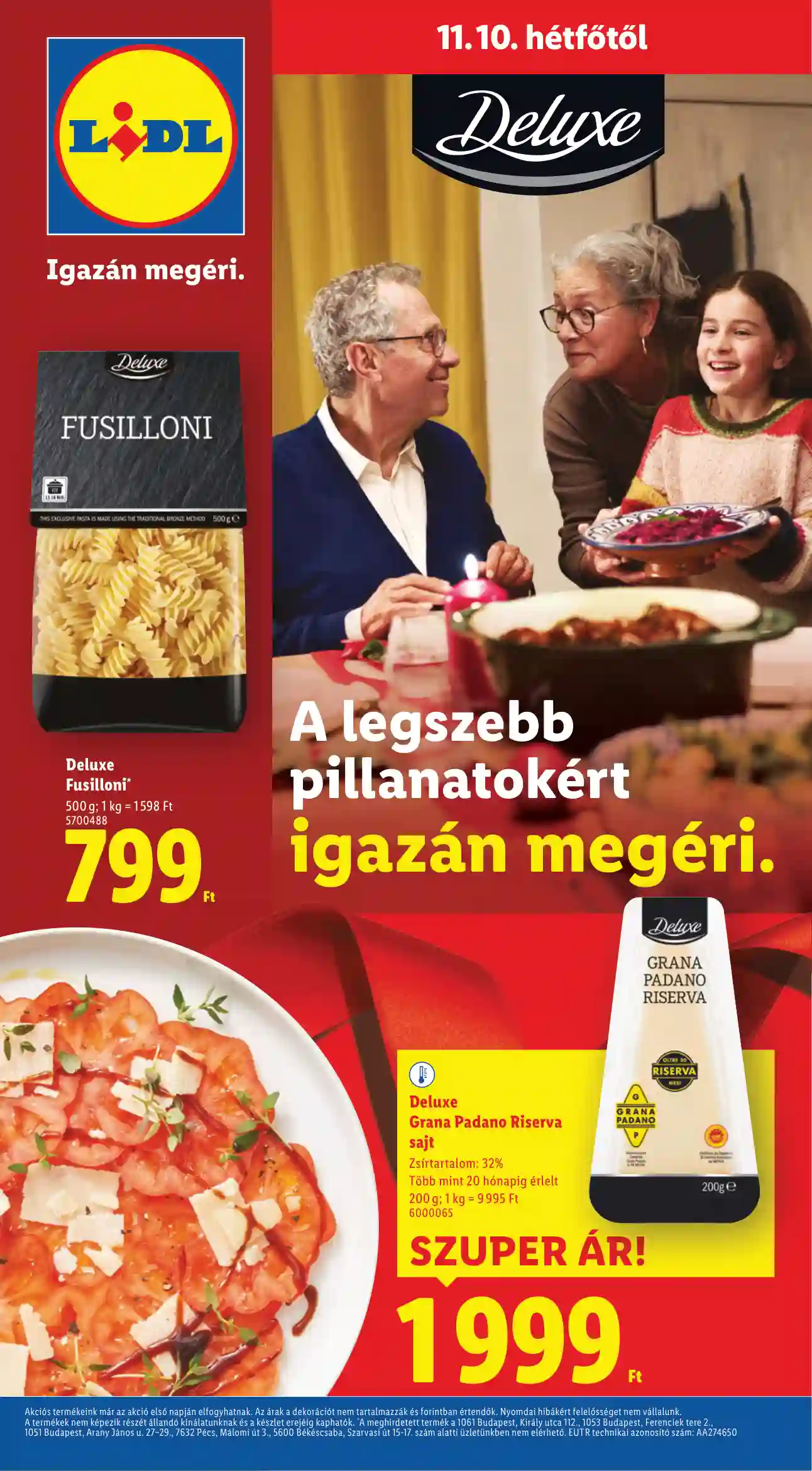 LIDL Érvényes 11.10-től 45.hét