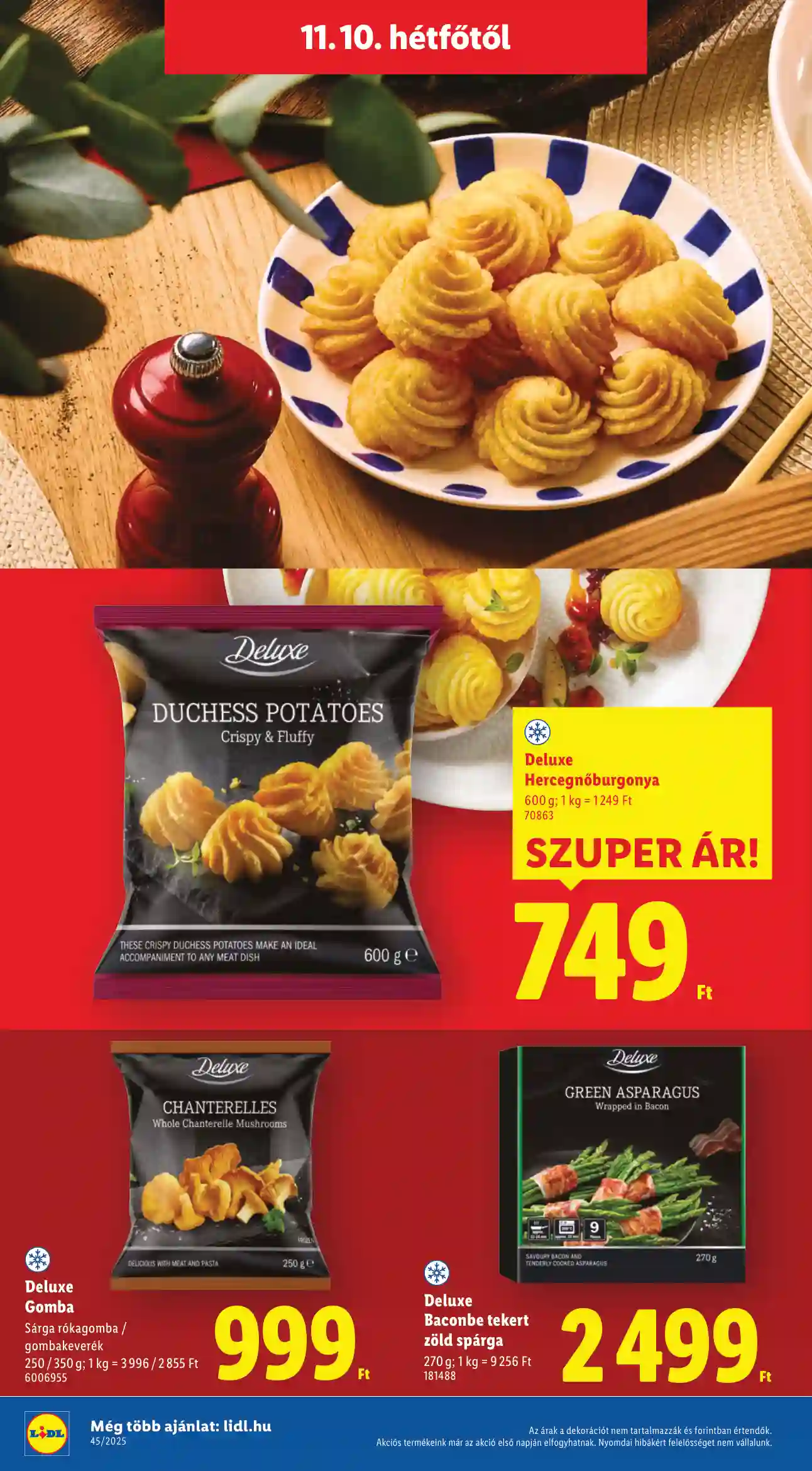 Lidl akciós újság 45. hét (Érvényes 11.10-től) (4 oldal)