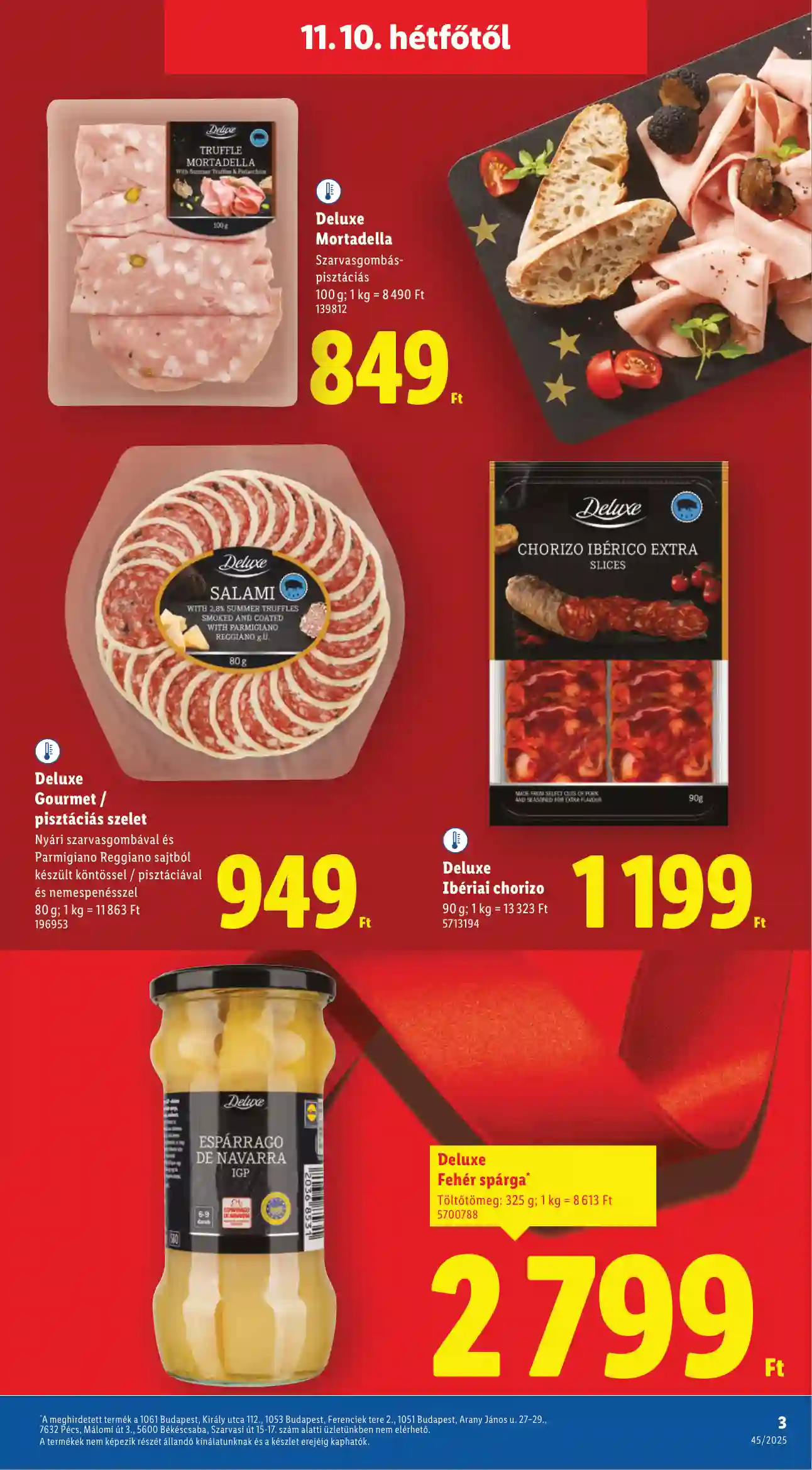 Lidl akciós újság 45. hét (Érvényes 11.10-től) (13 oldal)