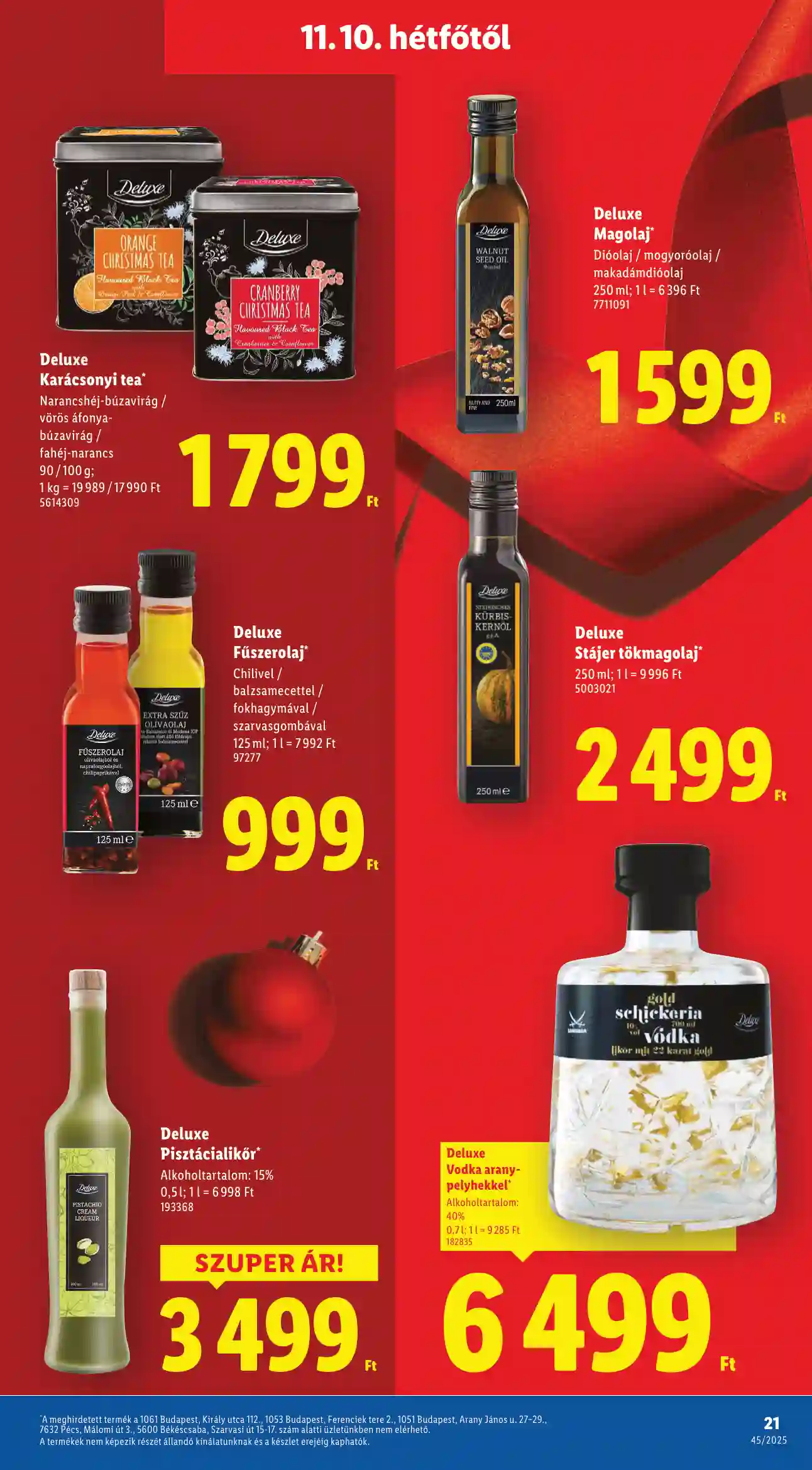 Lidl akciós újság 45. hét (Érvényes 11.10-től) (14 oldal)