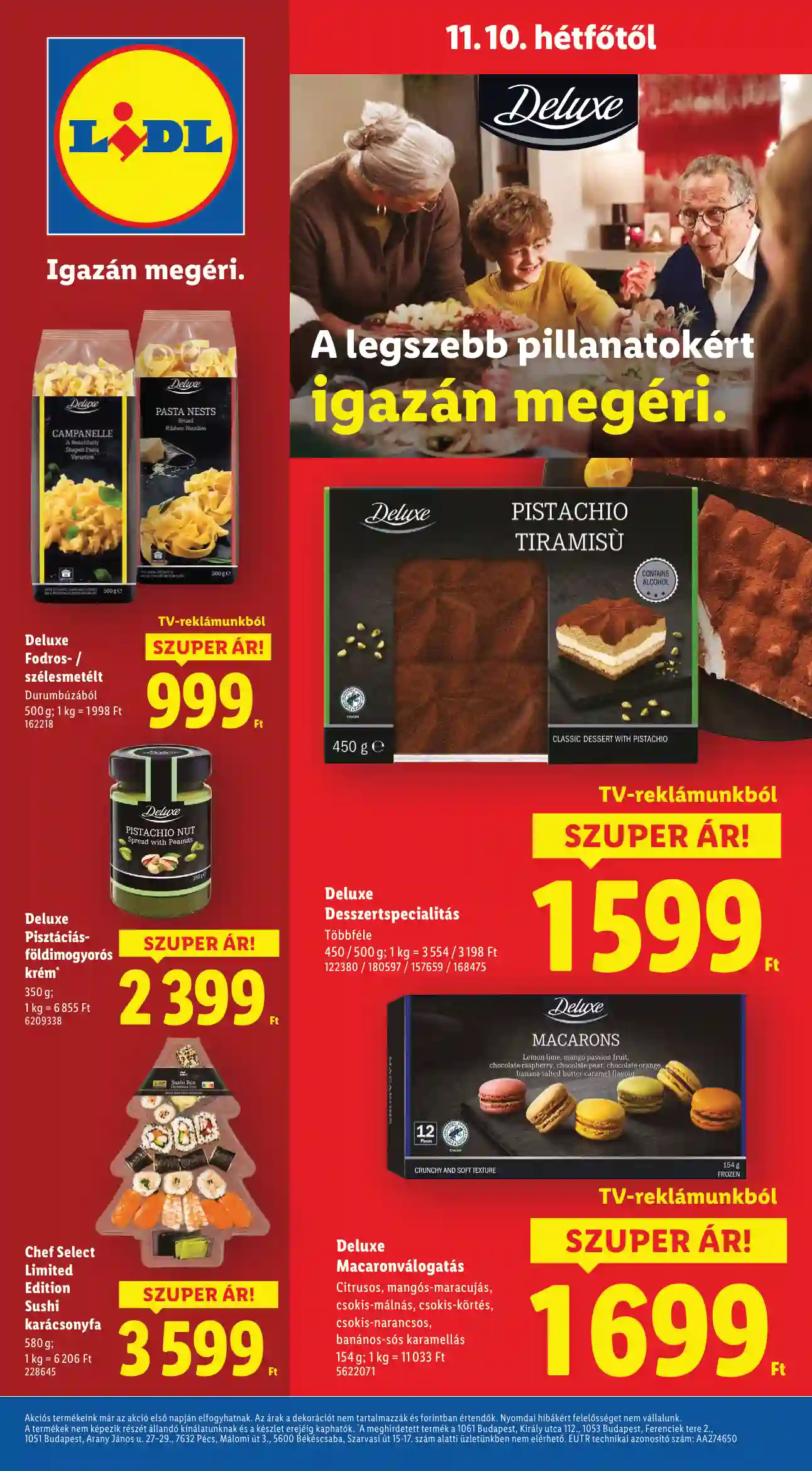 Lidl akciós újság 45. hét (Érvényes 11.10-től) (15 oldal)