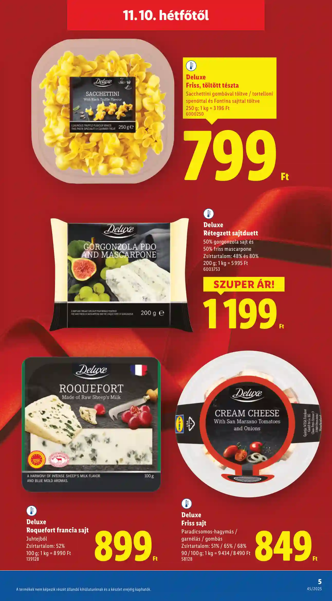 Lidl akciós újság 45. hét (Érvényes 11.10-től) (17 oldal)