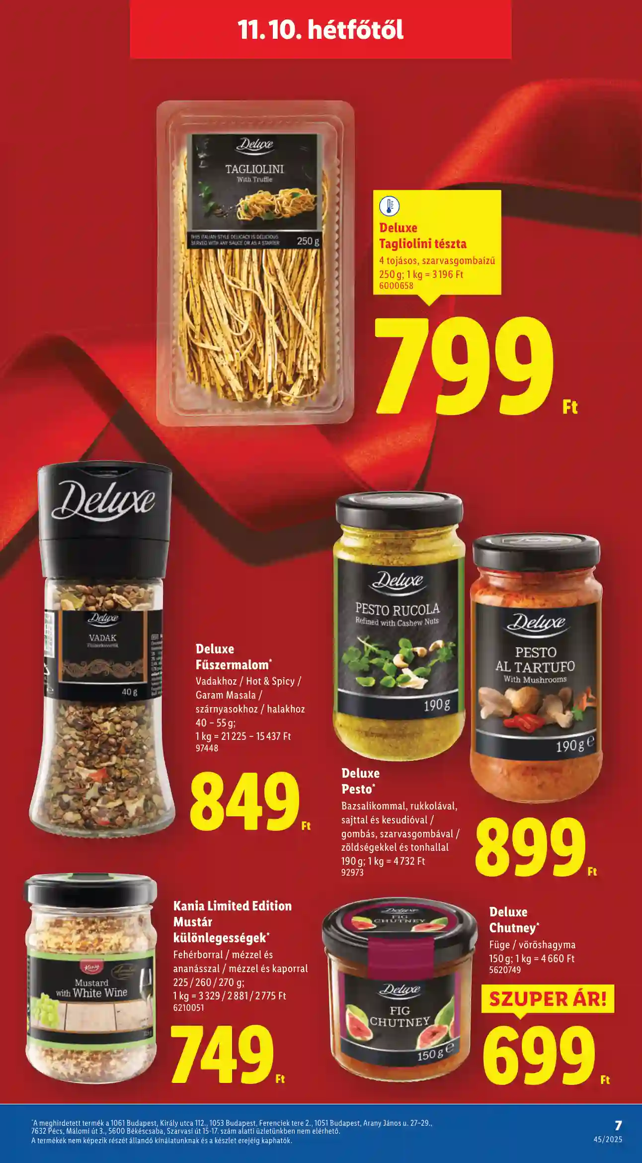 Lidl akciós újság 45. hét (Érvényes 11.10-től) (19 oldal)
