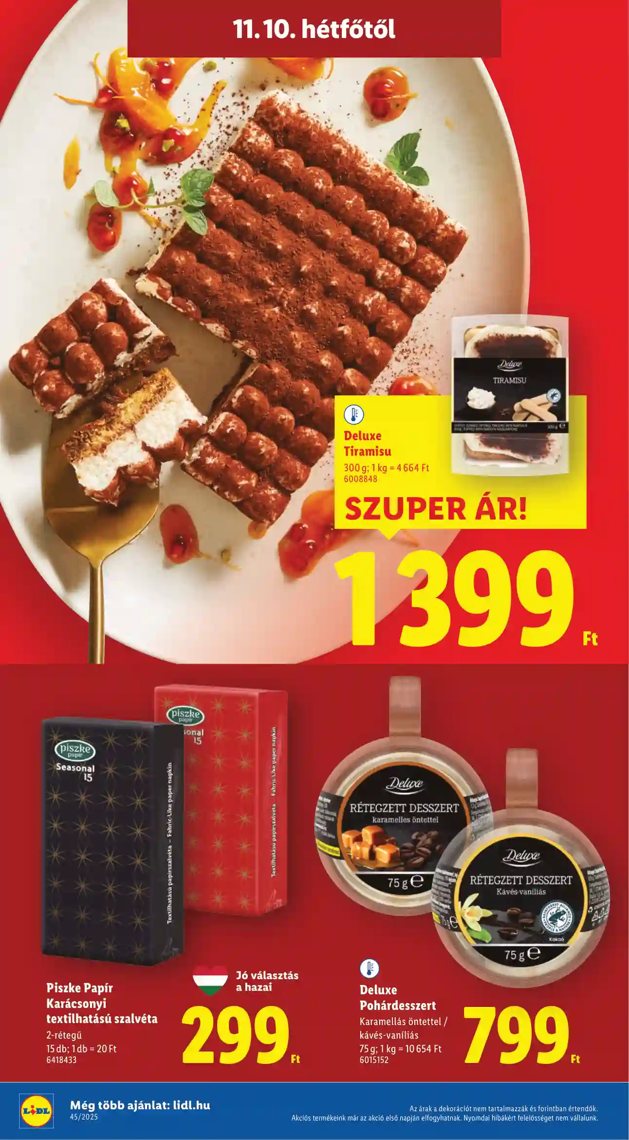 Lidl akciós újság 45. hét (Érvényes 11.10-től) (20 oldal)