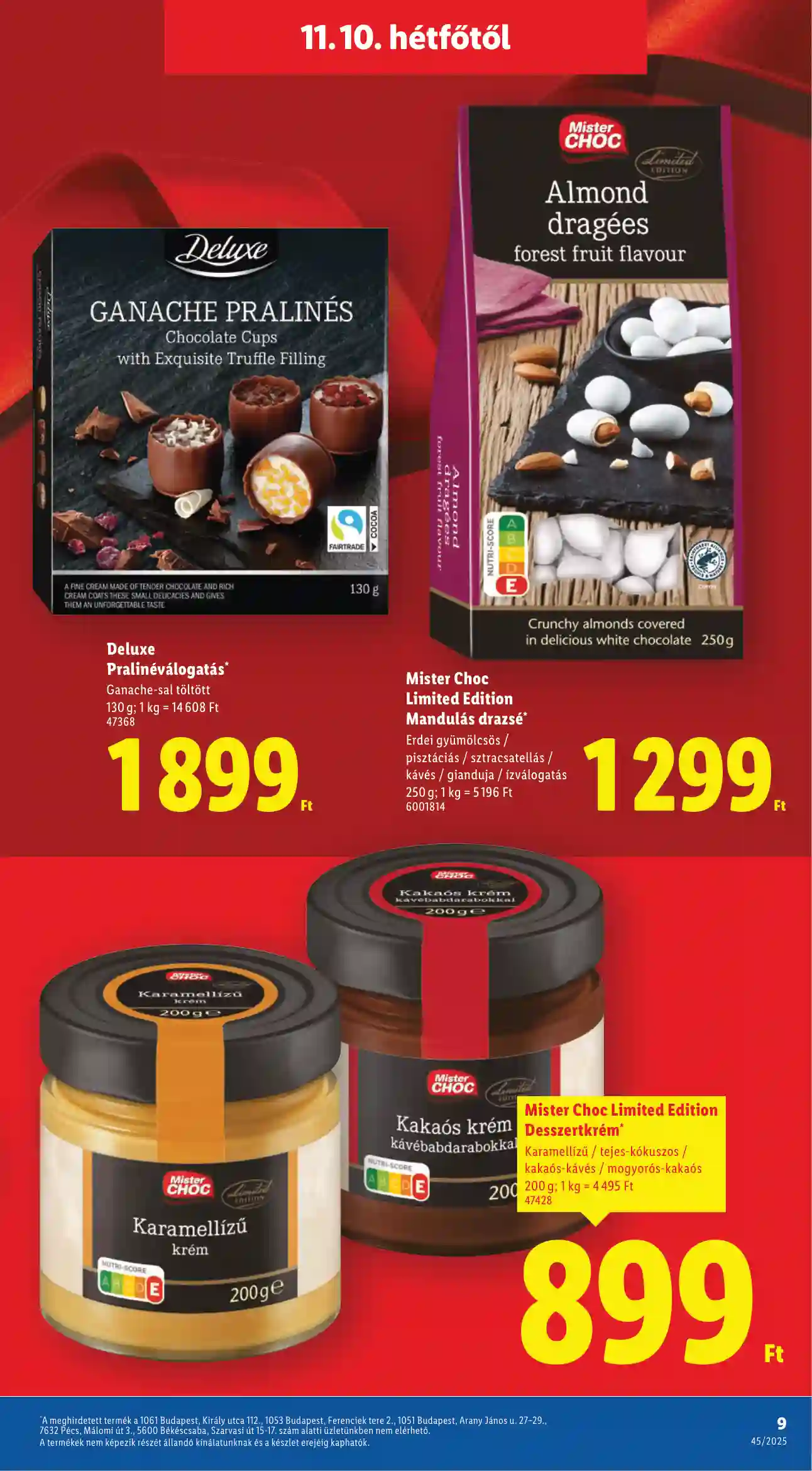 Lidl akciós újság 45. hét (Érvényes 11.10-től) (21 oldal)