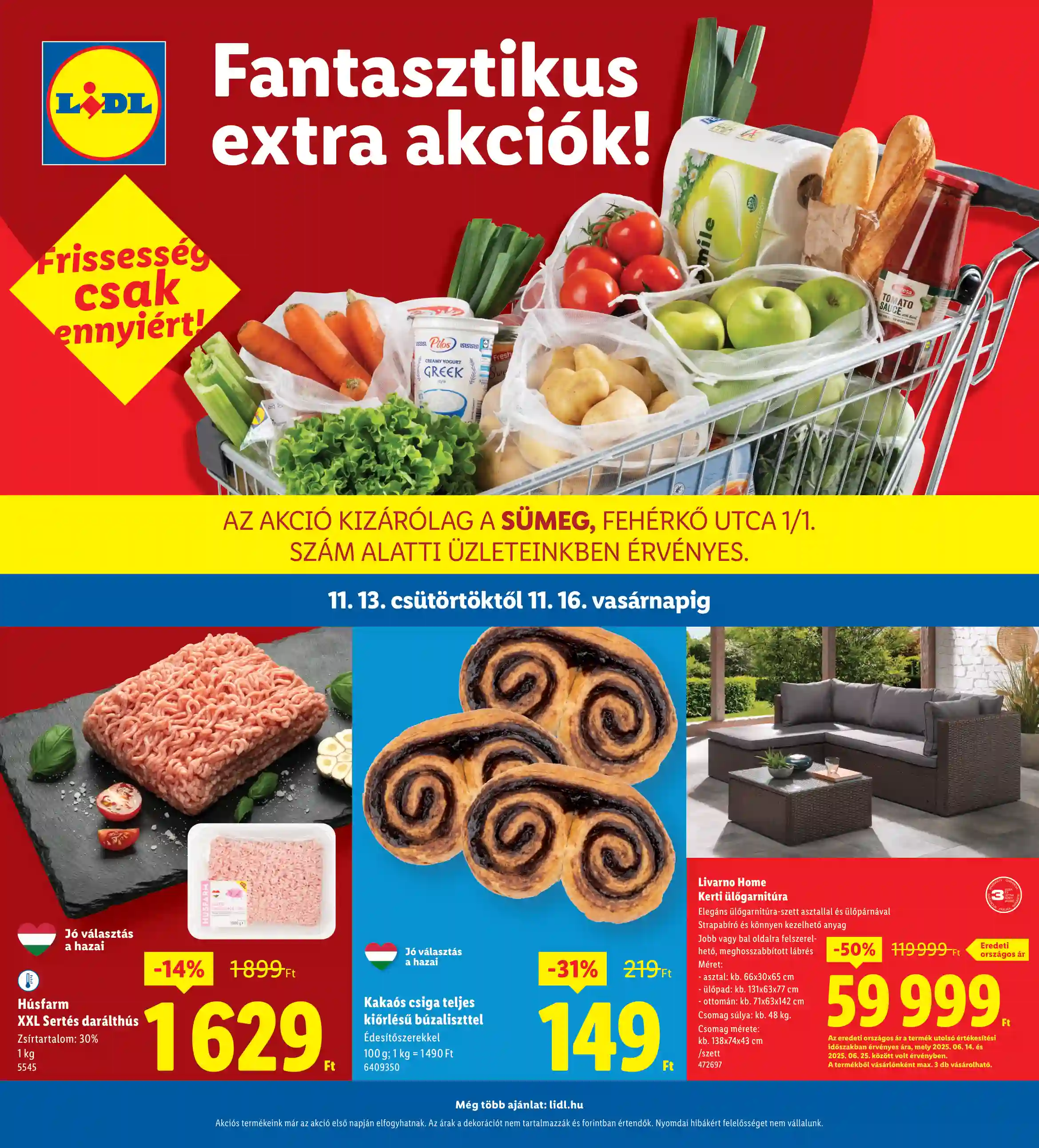 LIDL Regionális akciók – Sümeg 46.hét