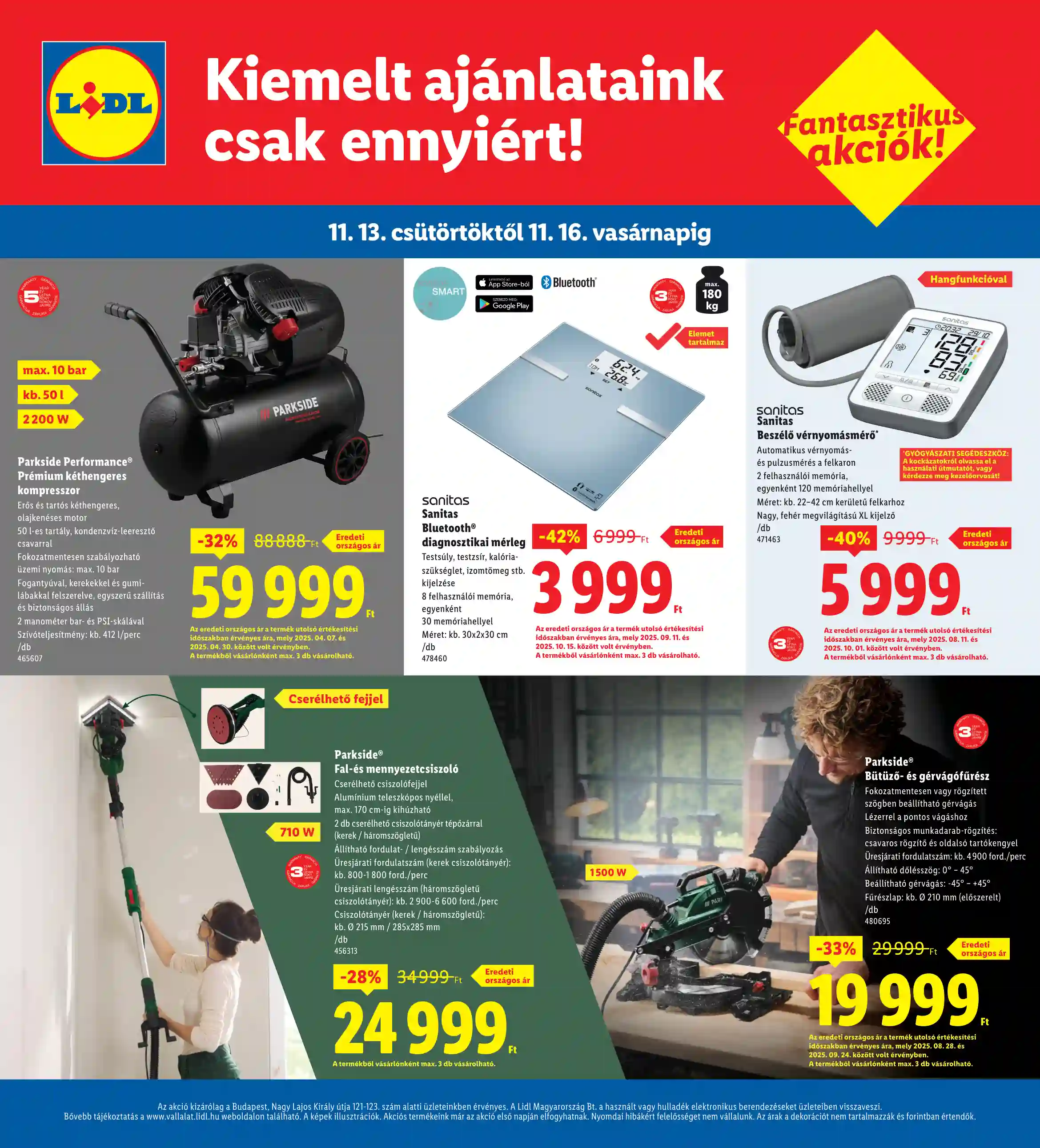 Lidl akciós újság 46. hét (Regionális akciók) (4 oldal)