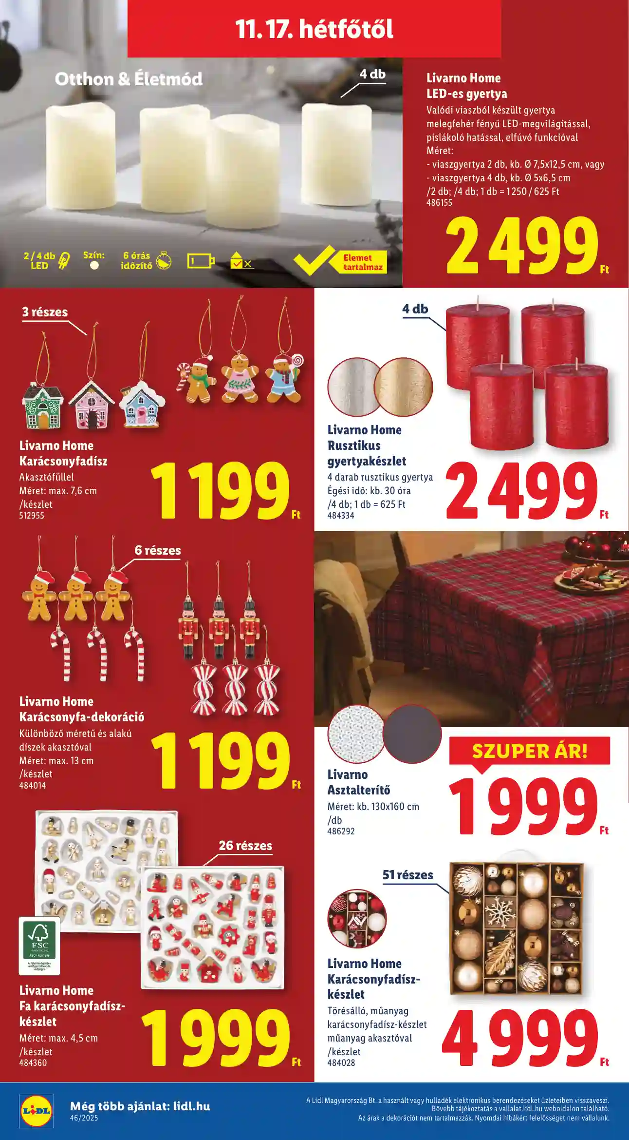 Lidl akciós újság 46. hét (Érvényes 11.15-től) (10 oldal)