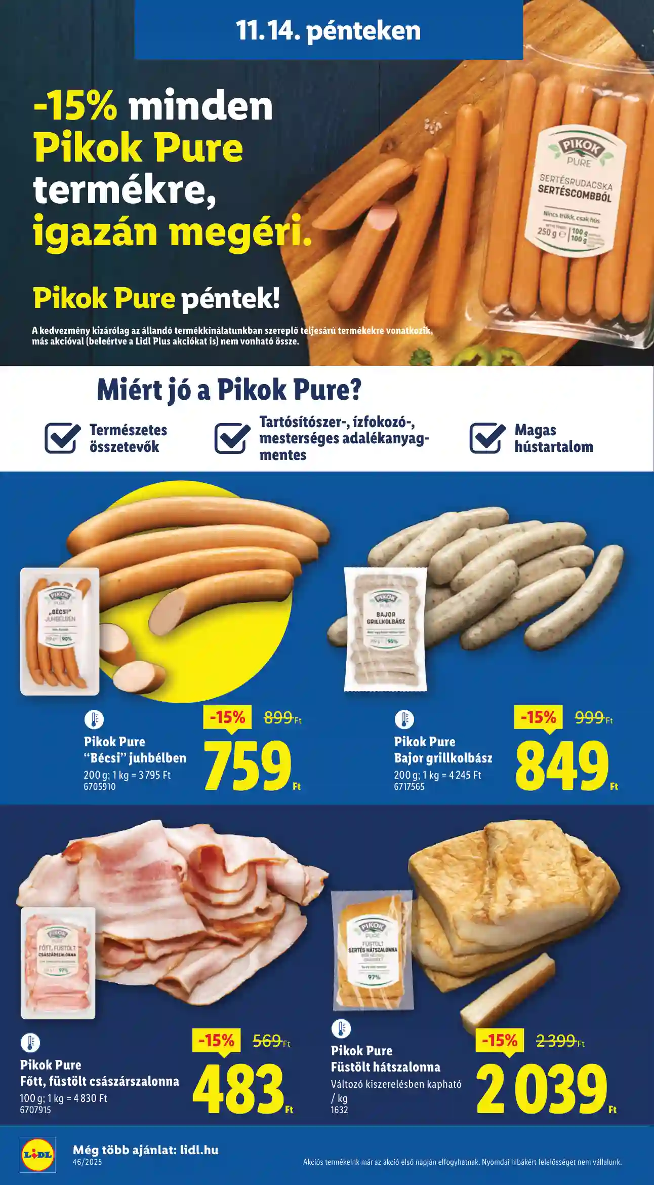 Lidl akciós újság 46. hét (Érvényes 11.13-től) (19 oldal)