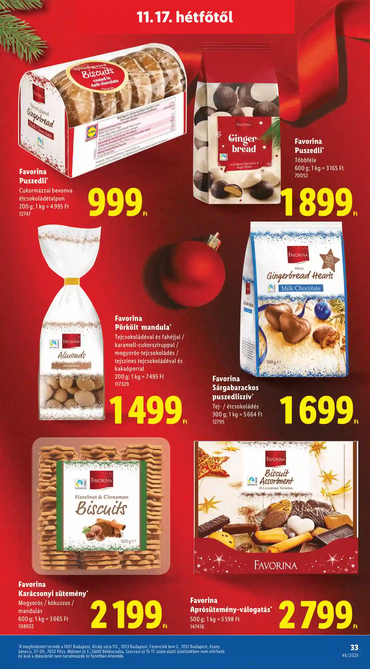 Lidl akciós újság 46. hét (Érvényes 11.13-től) (40 oldal)
