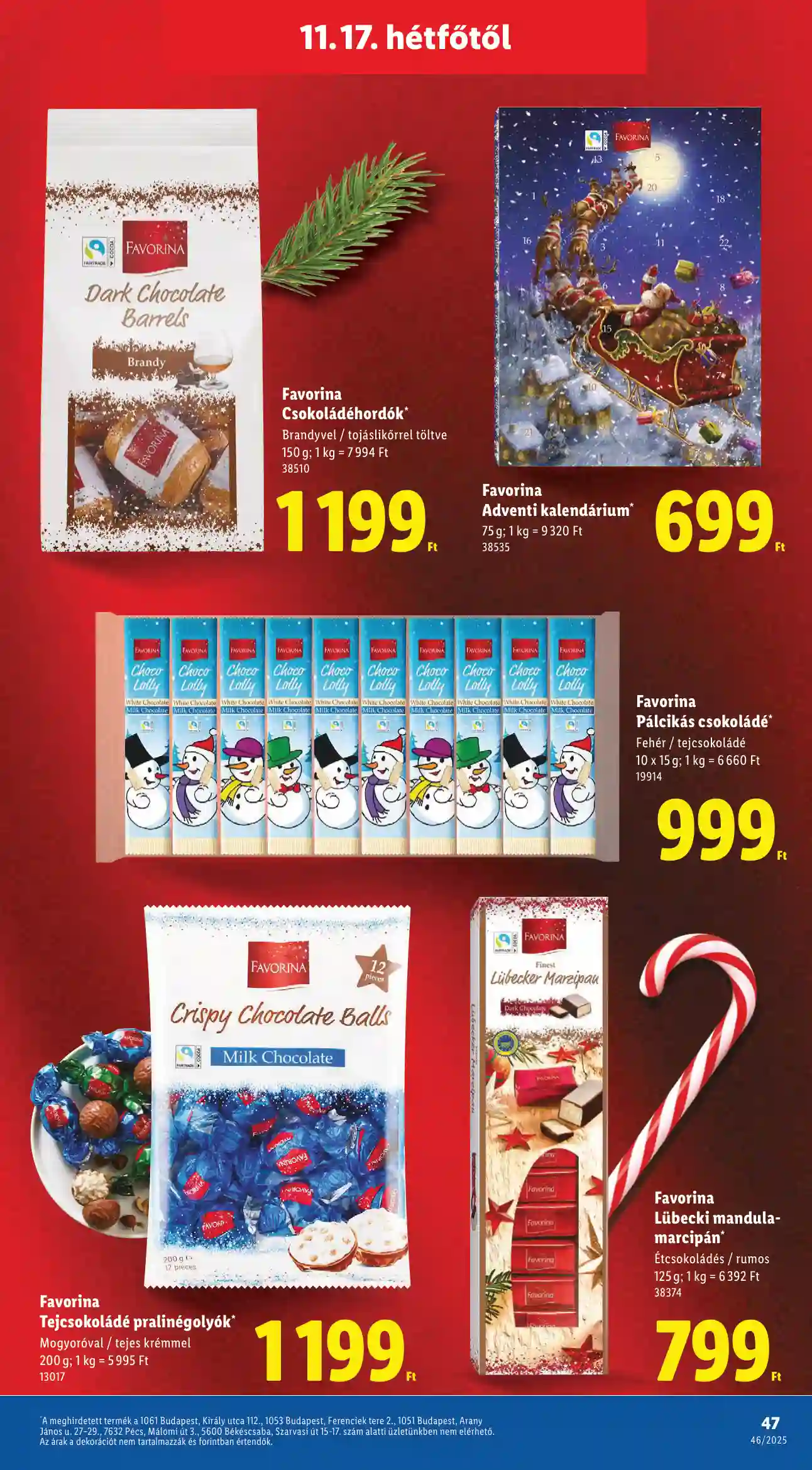 Lidl akciós újság 46. hét (Érvényes 11.13-től) (42 oldal)