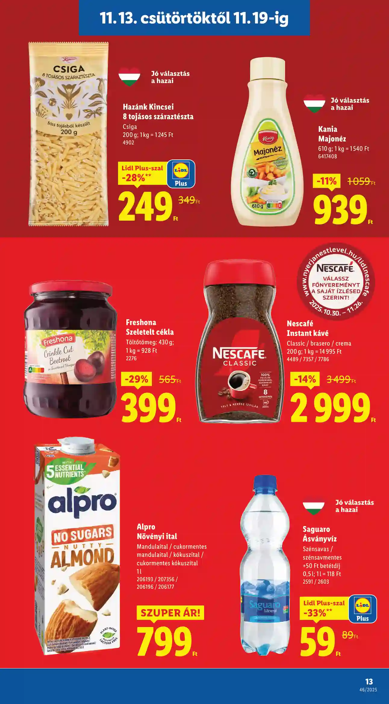 Lidl akciós újság 46. hét (Érvényes 11.13-től) (5 oldal)
