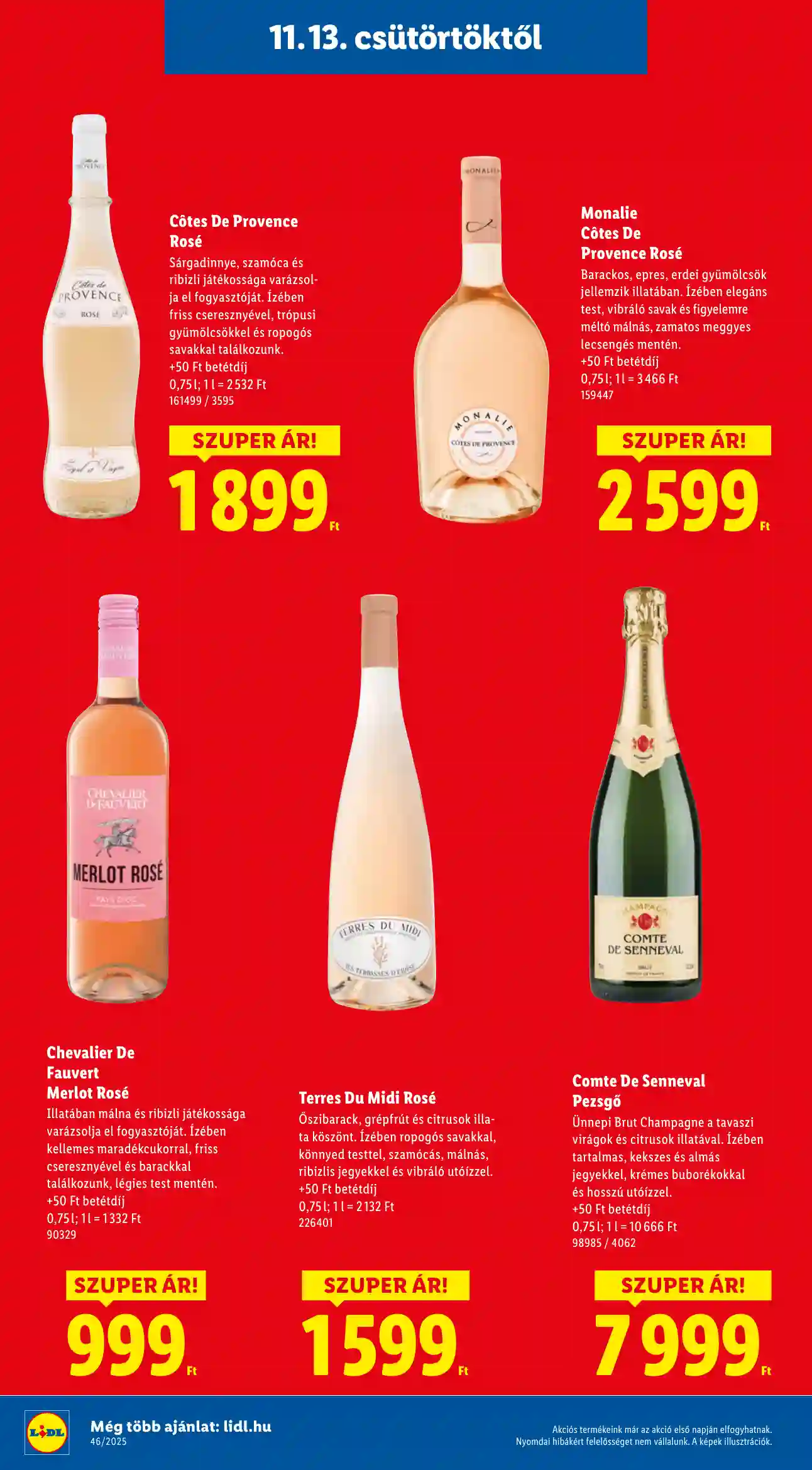 Lidl akciós újság 46. hét (Érvényes 11.13-től) (8 oldal)