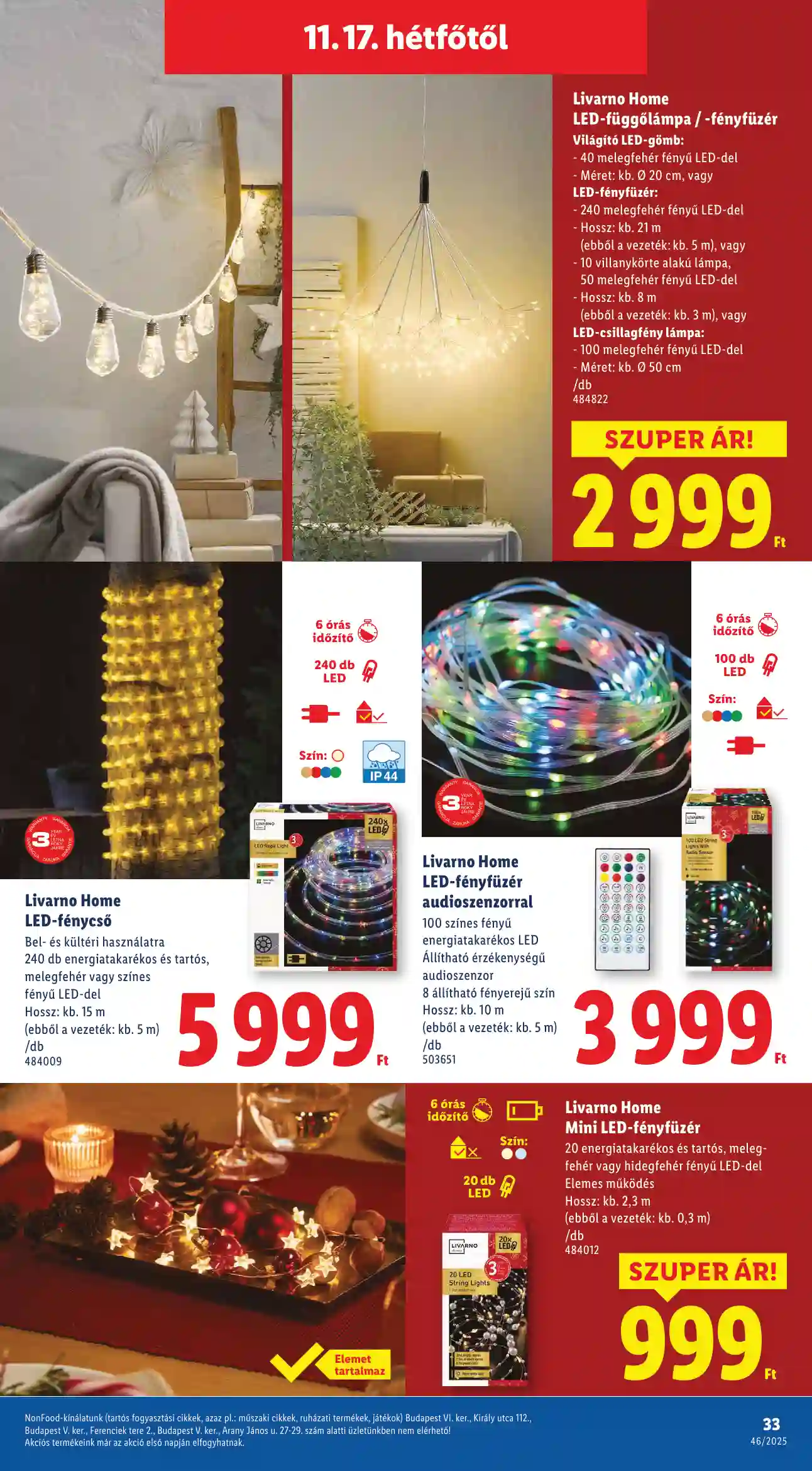 Lidl akciós újság 46. hét (Érvényes 11.13-től) (27 oldal)