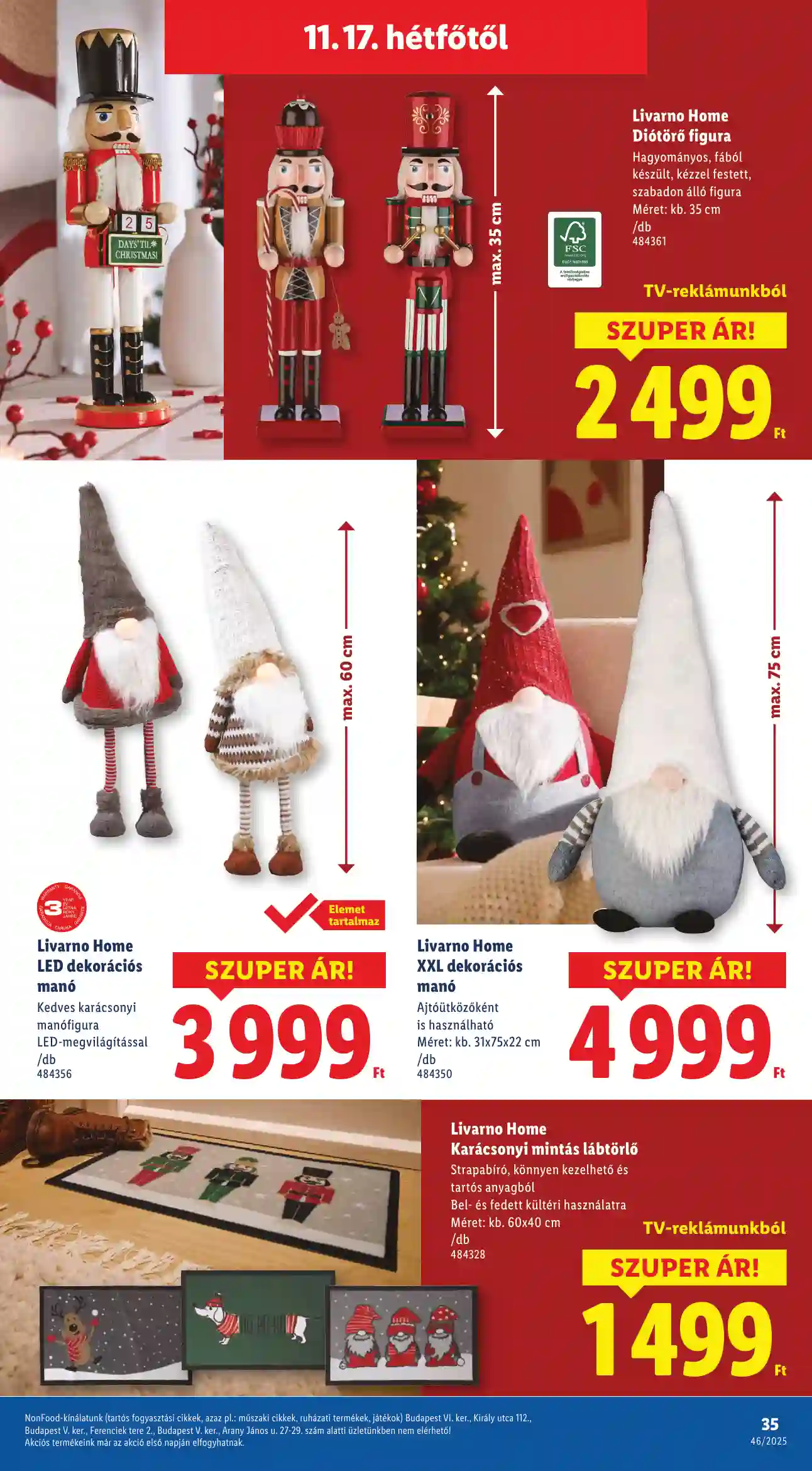 Lidl akciós újság 46. hét (Érvényes 11.13-től) (29 oldal)