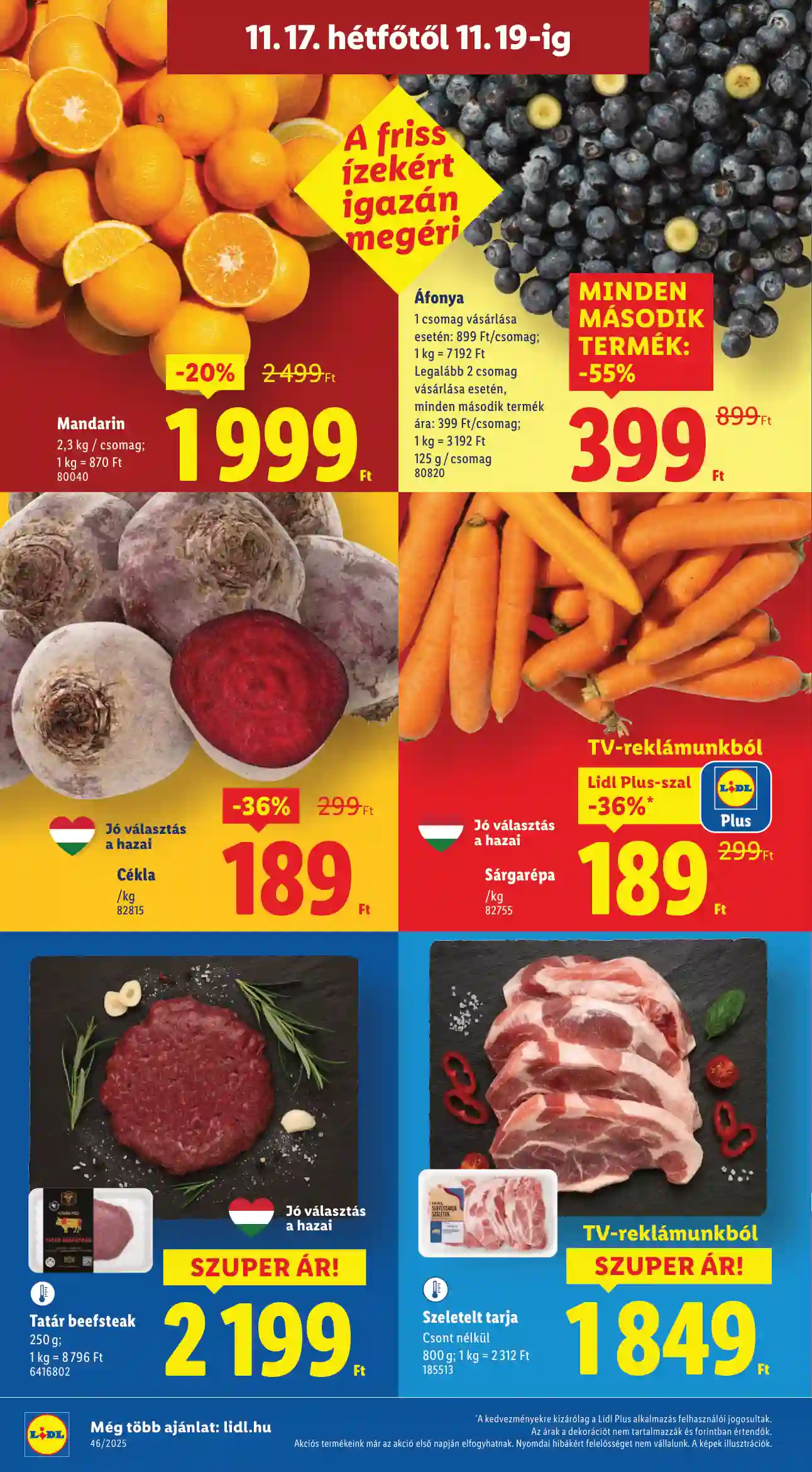 Lidl akciós újság 46. hét (Érvényes 11.13-től) (34 oldal)