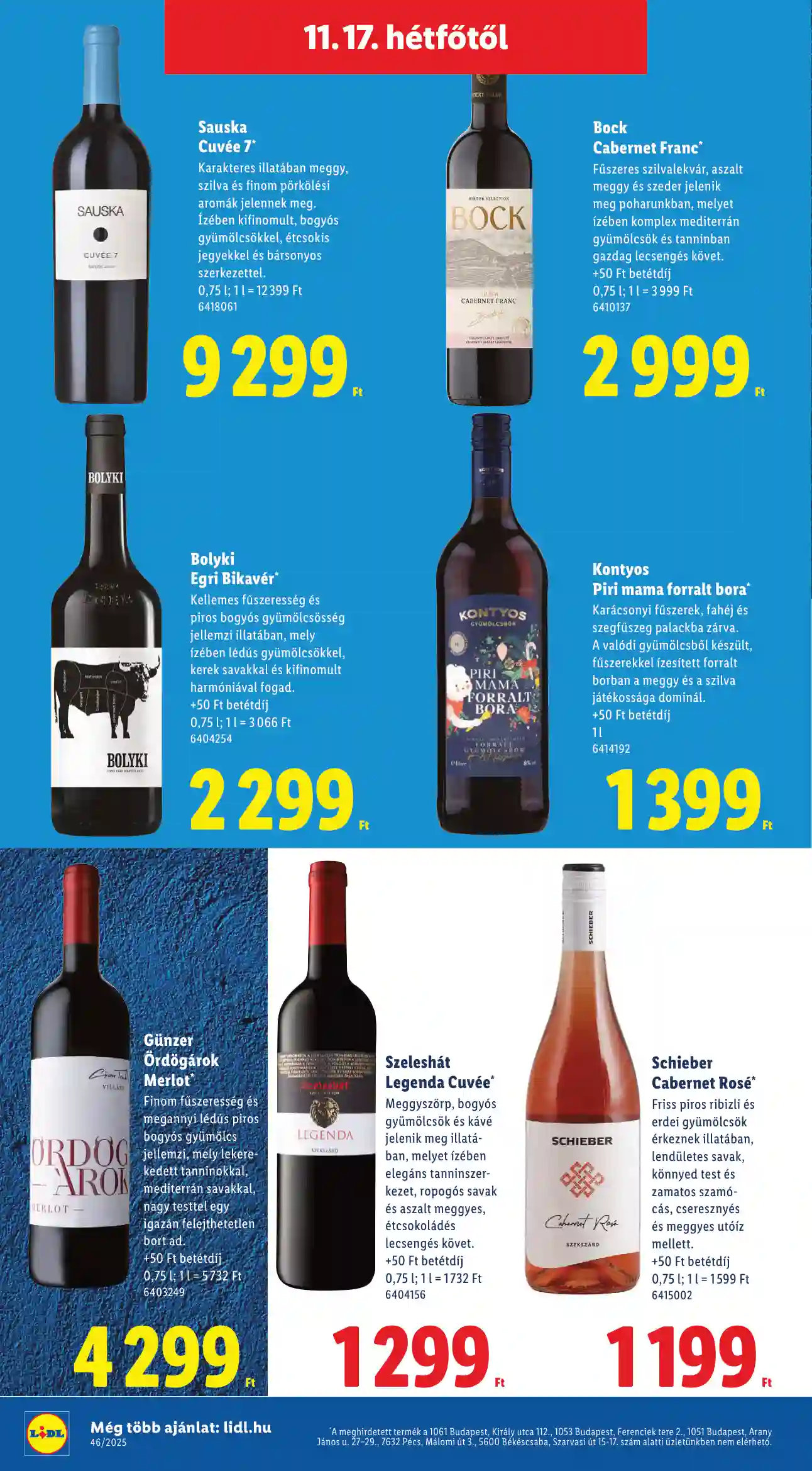 Lidl akciós újság 46. hét (Érvényes 11.13-től) (45 oldal)