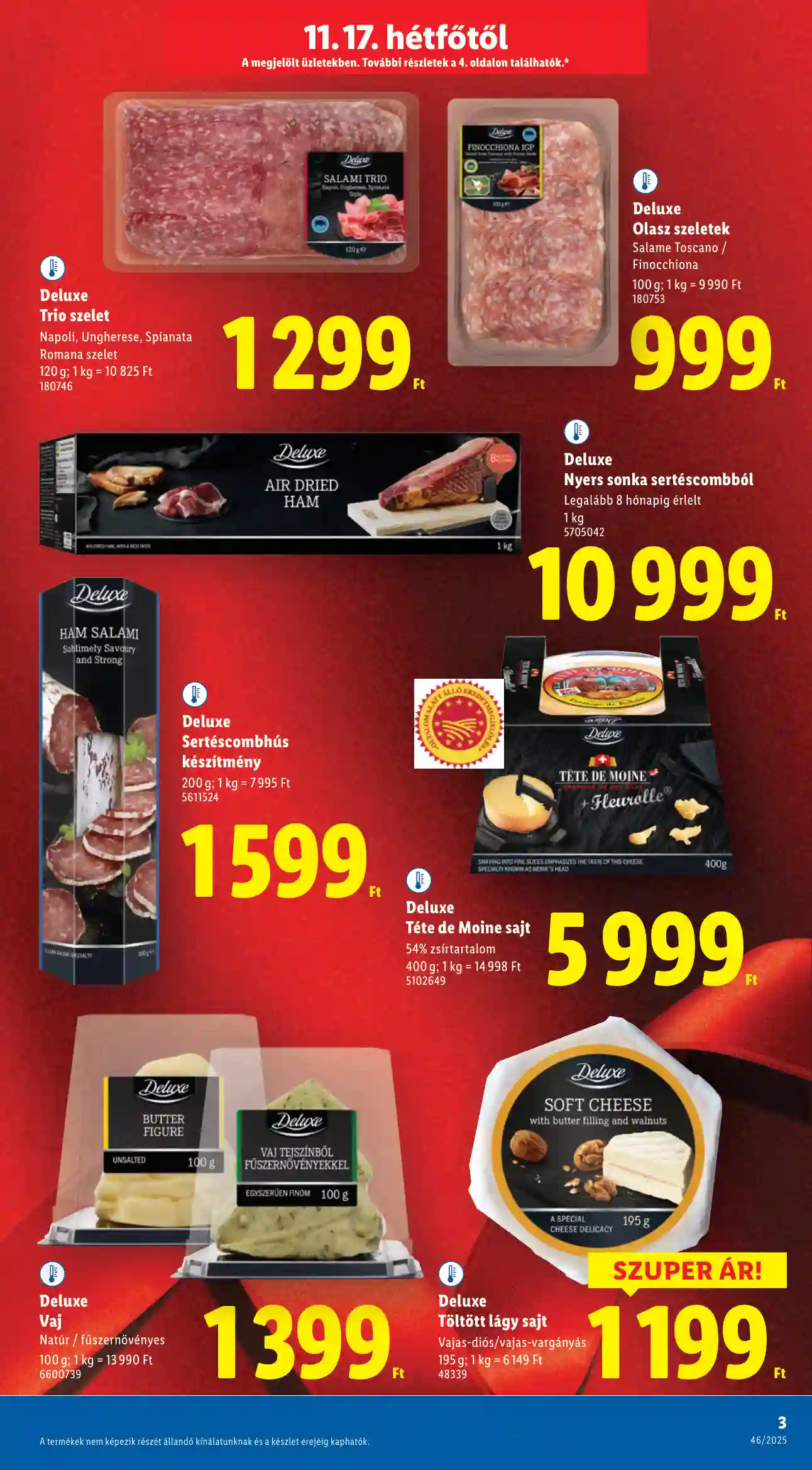 Lidl akciós újság 46. hét (Regionális Deluxe katalógus) (3 oldal)