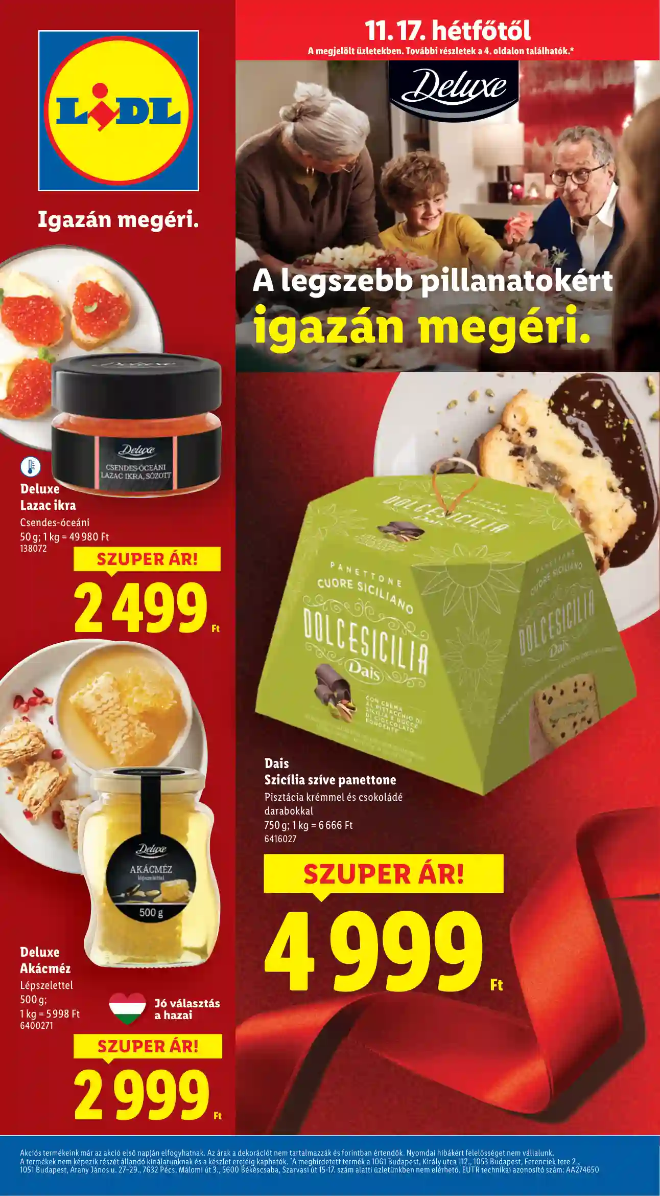 Lidl akciós újság 46. hét (Regionális Deluxe katalógus) (5 oldal)