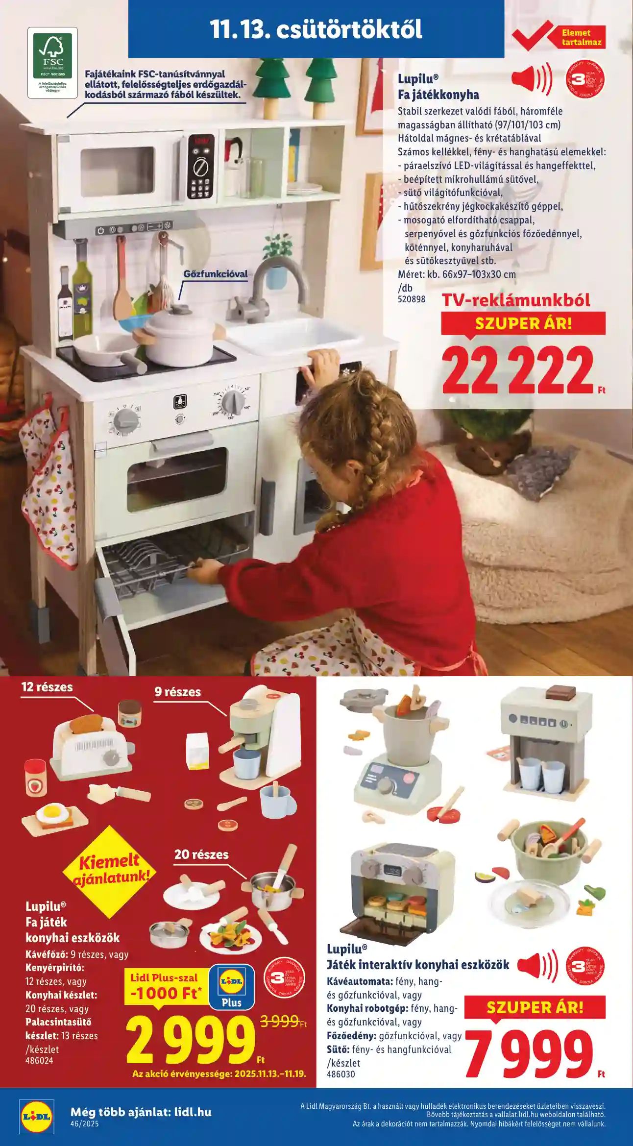 Lidl akciós újság 46. hét (Érvényes 11.13-tól) (2 oldal)