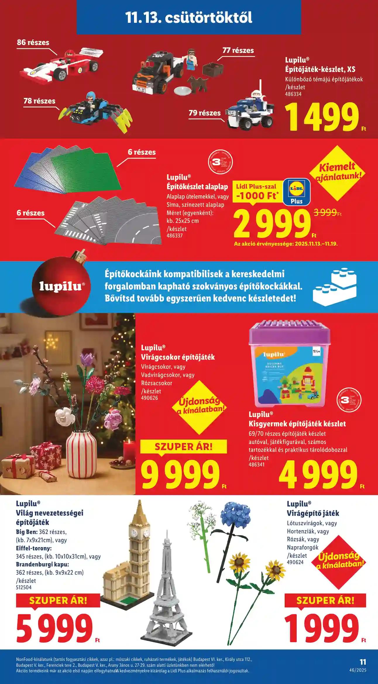 Lidl akciós újság 46. hét (Érvényes 11.13-tól) (3 oldal)