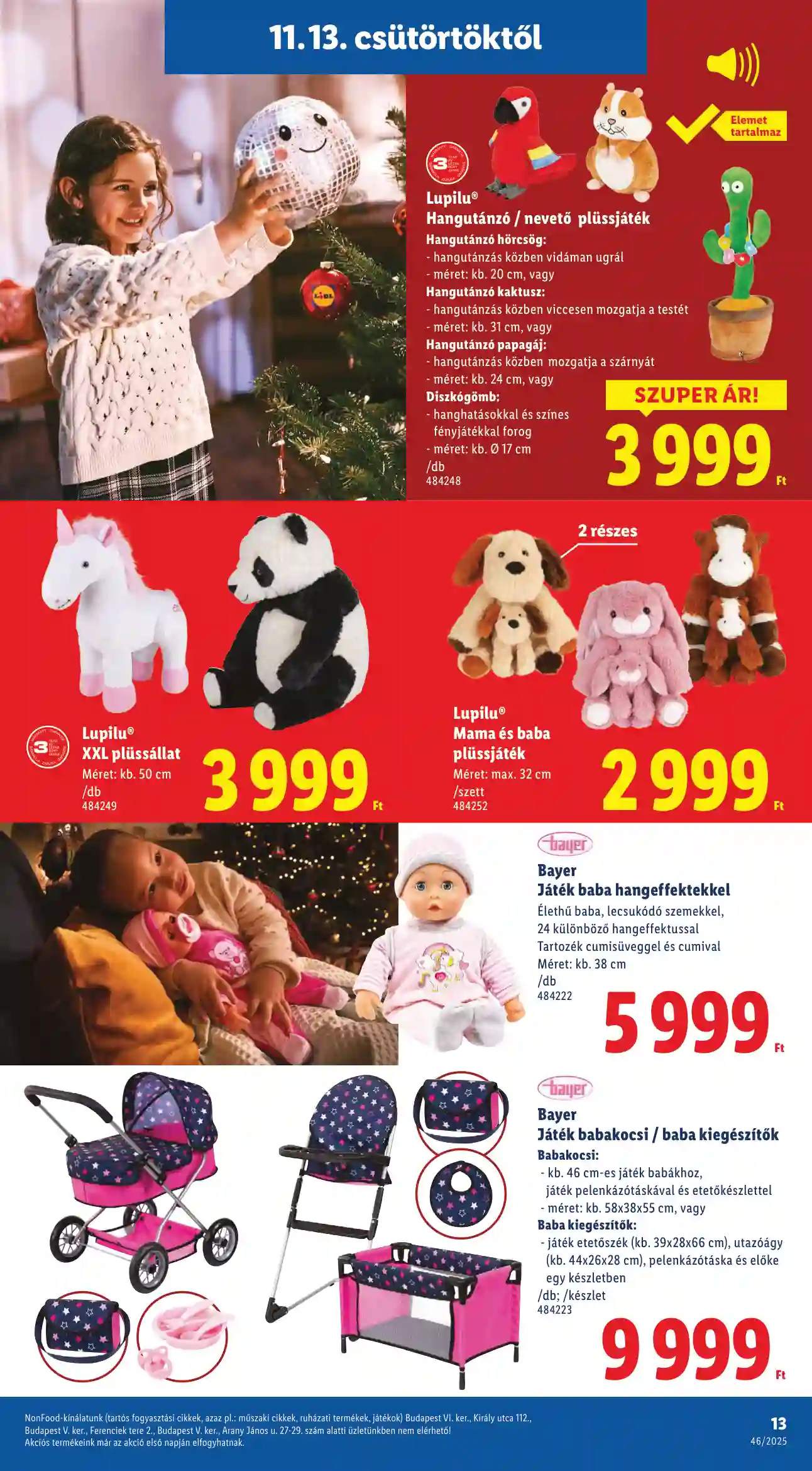 Lidl akciós újság 46. hét (Érvényes 11.13-tól) (5 oldal)