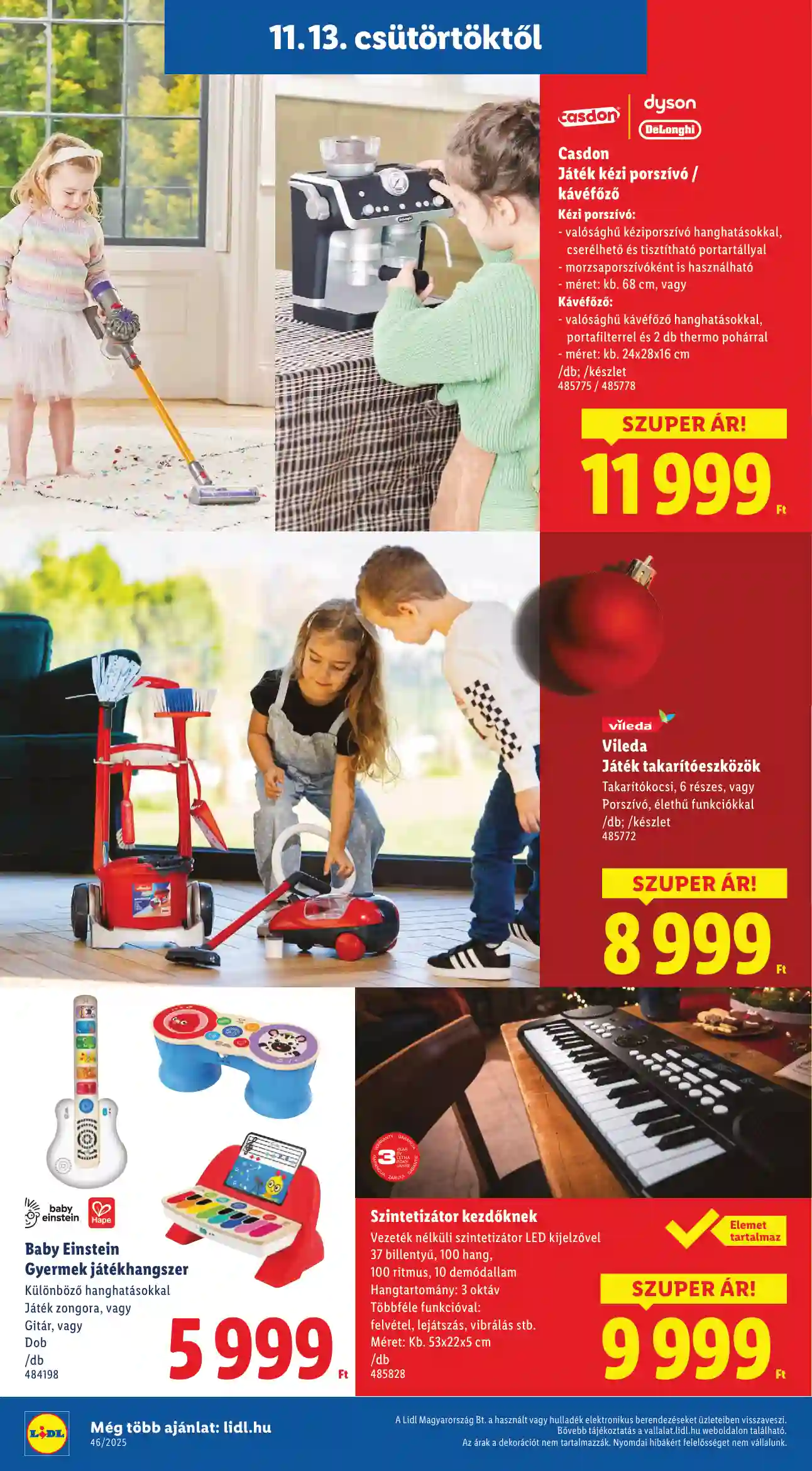 Lidl akciós újság 46. hét (Érvényes 11.13-tól) (6 oldal)