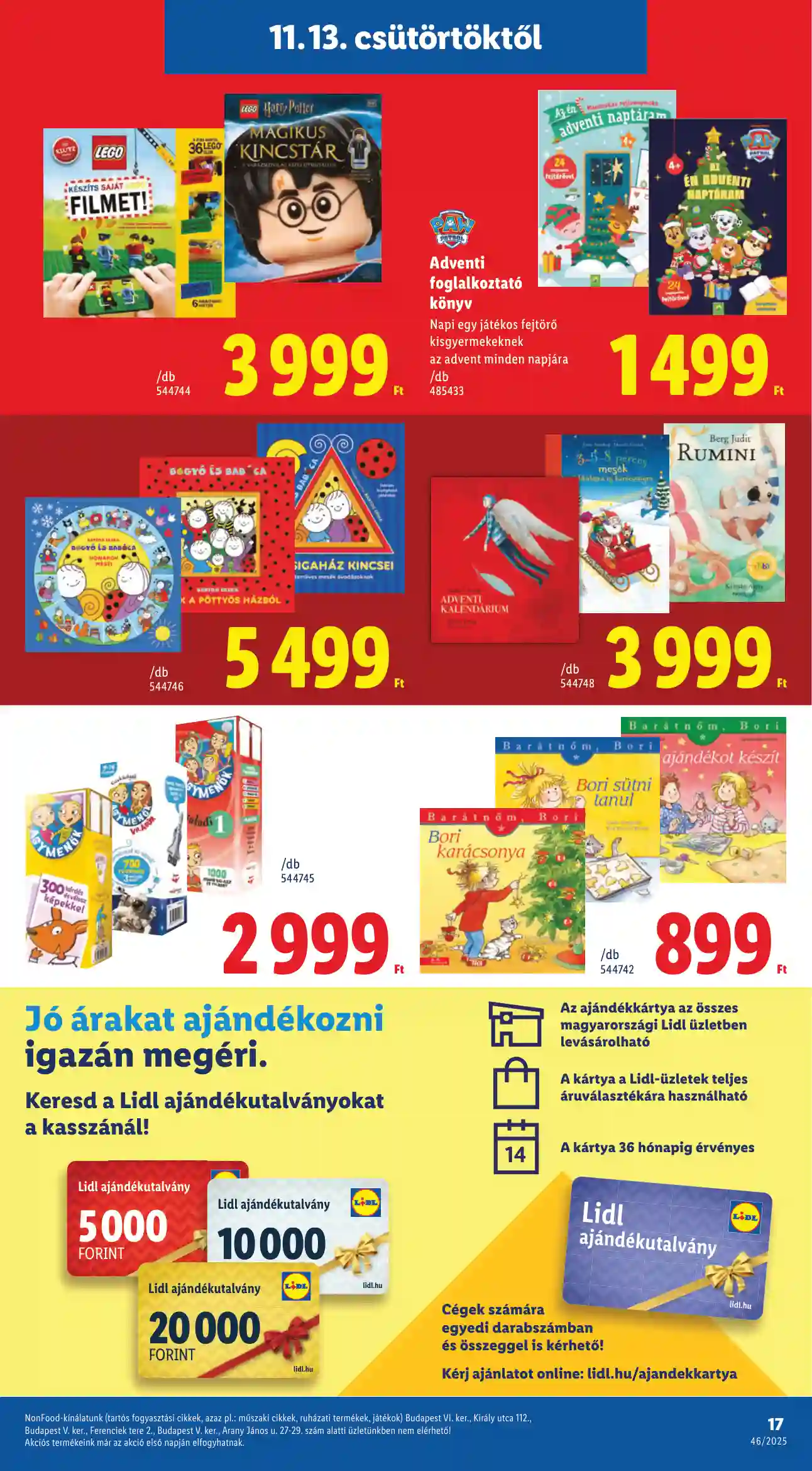 Lidl akciós újság 46. hét (Érvényes 11.13-tól) (9 oldal)