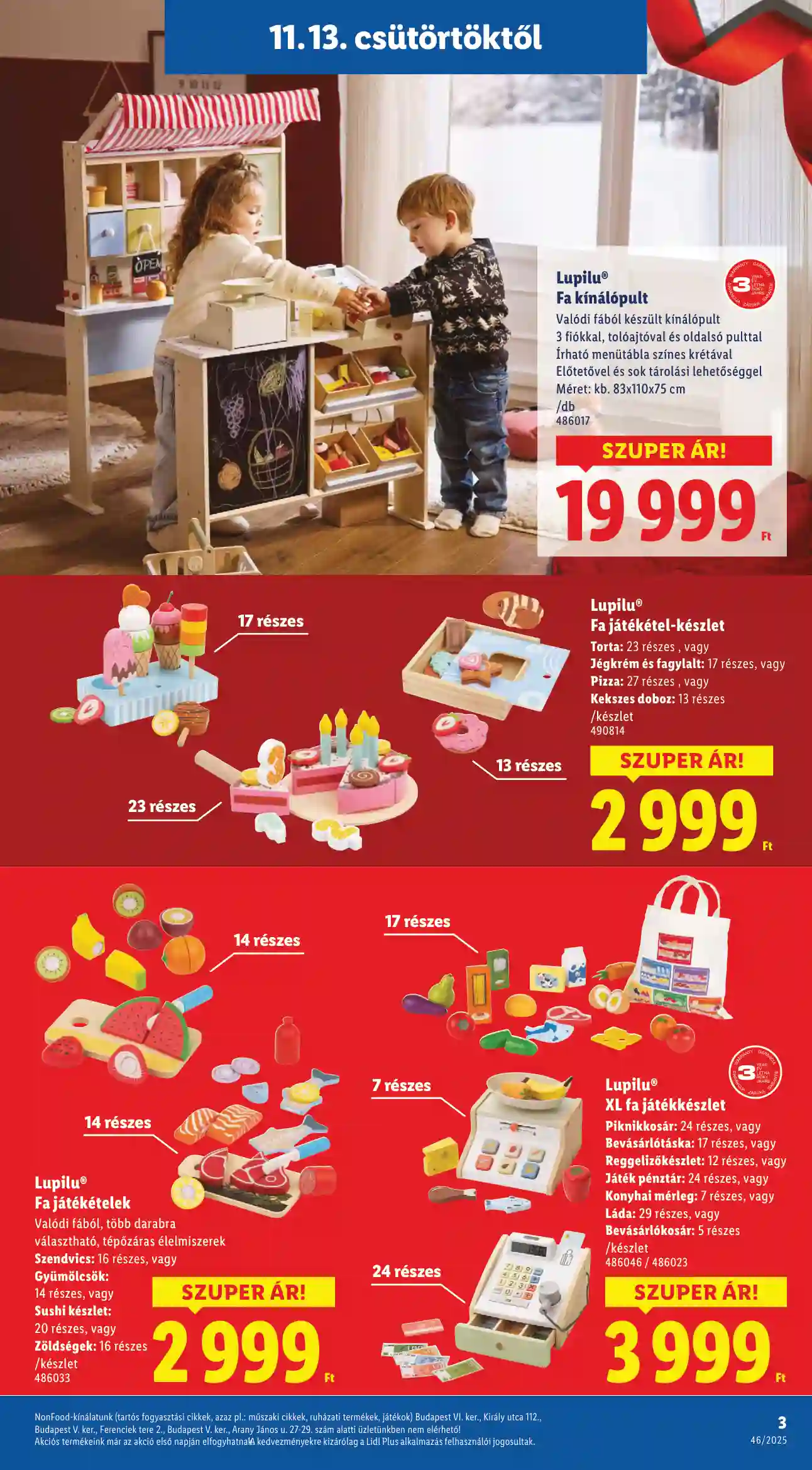 Lidl akciós újság 46. hét (Érvényes 11.13-tól) (11 oldal)