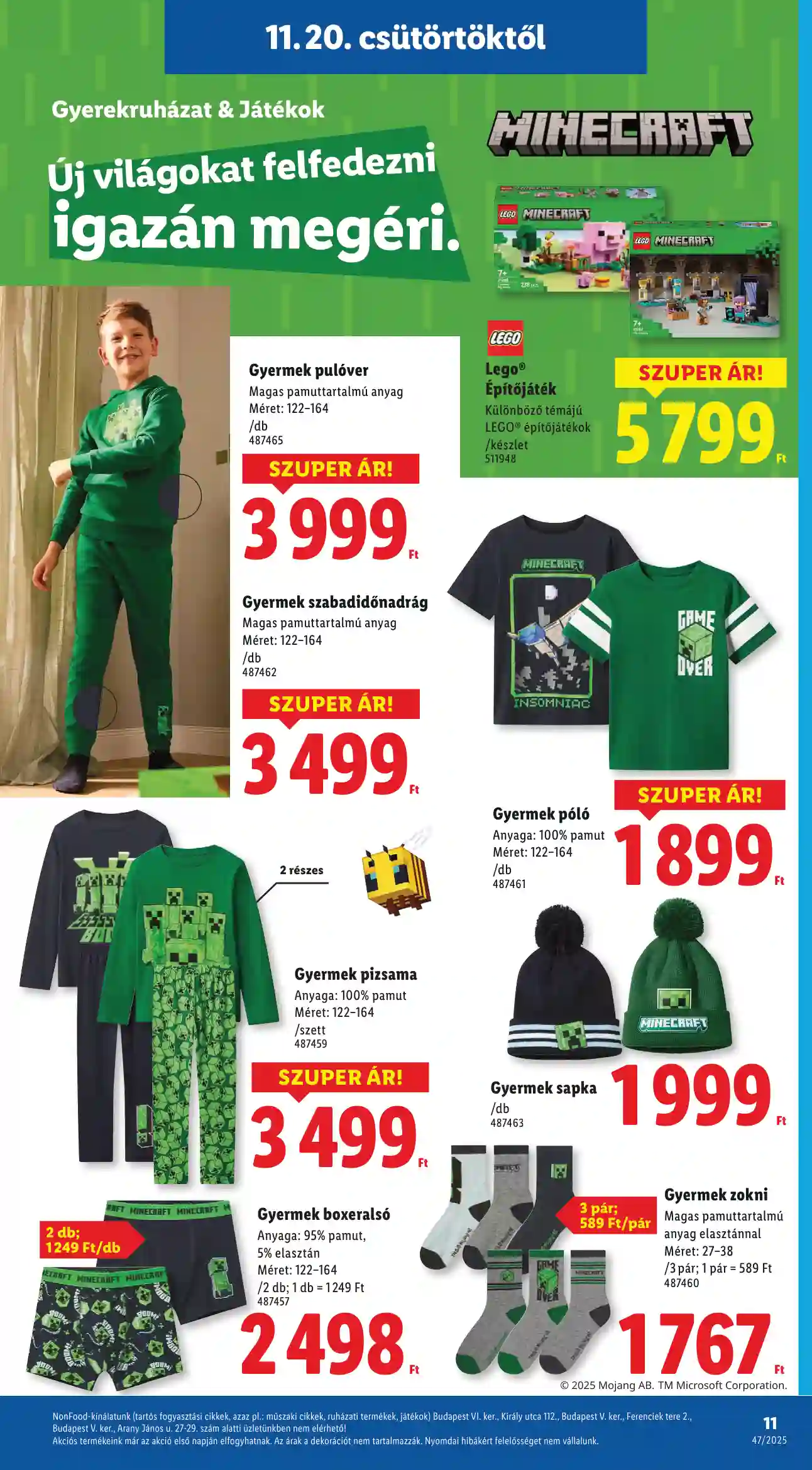 Lidl akciós újság 47. hét (Érvényes 11.20-tól) (3 oldal)